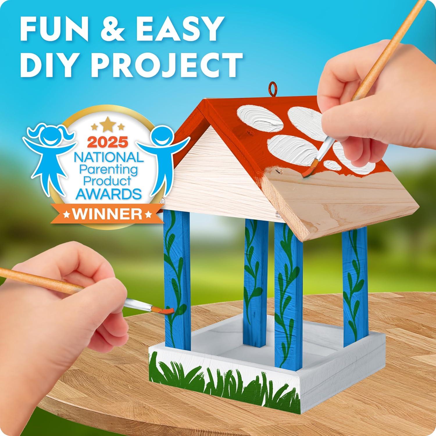 Kit de Alimentador de Aves DIY Blue Marble - Manualidad para Niños