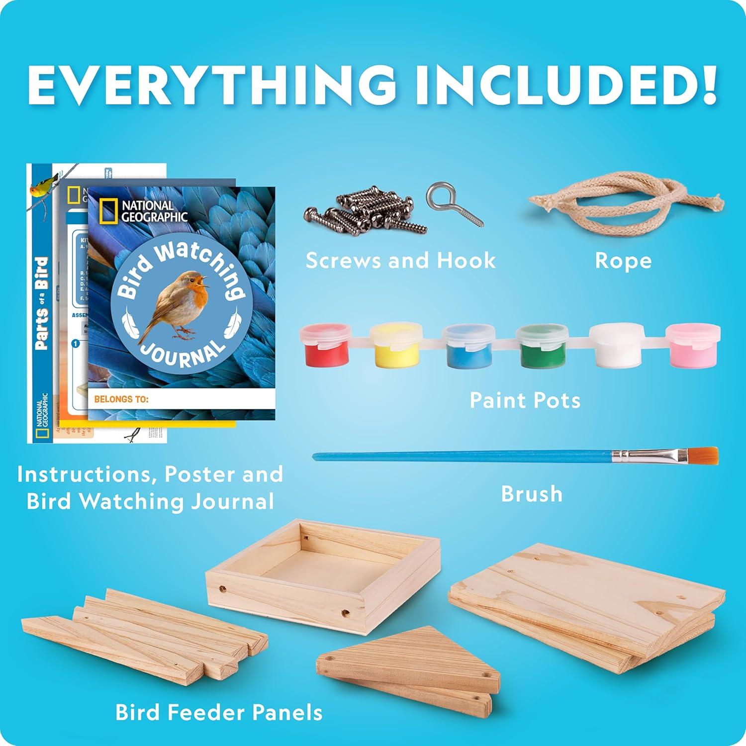 Kit de Alimentador de Aves DIY Blue Marble - Manualidad para Niños