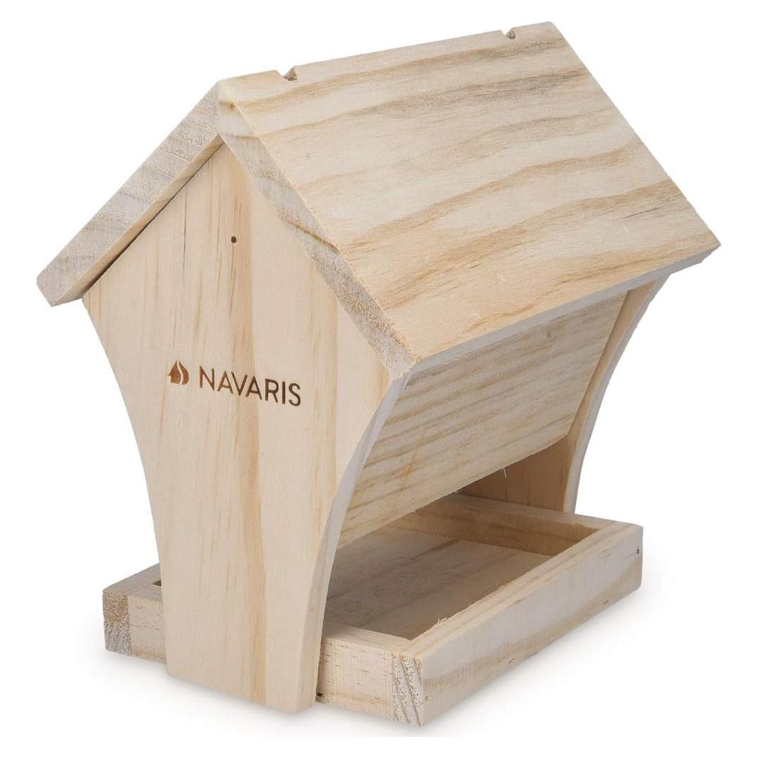Kit Casa para Aves Navaris - Madera Resistente a la Intemperie