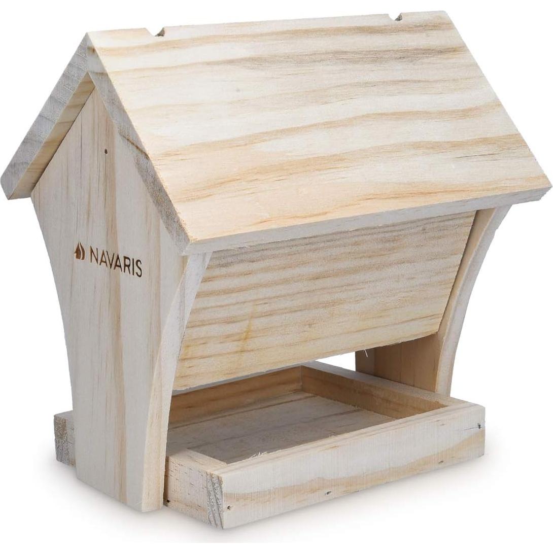 Kit Casa para Aves Navaris - Madera Resistente a la Intemperie