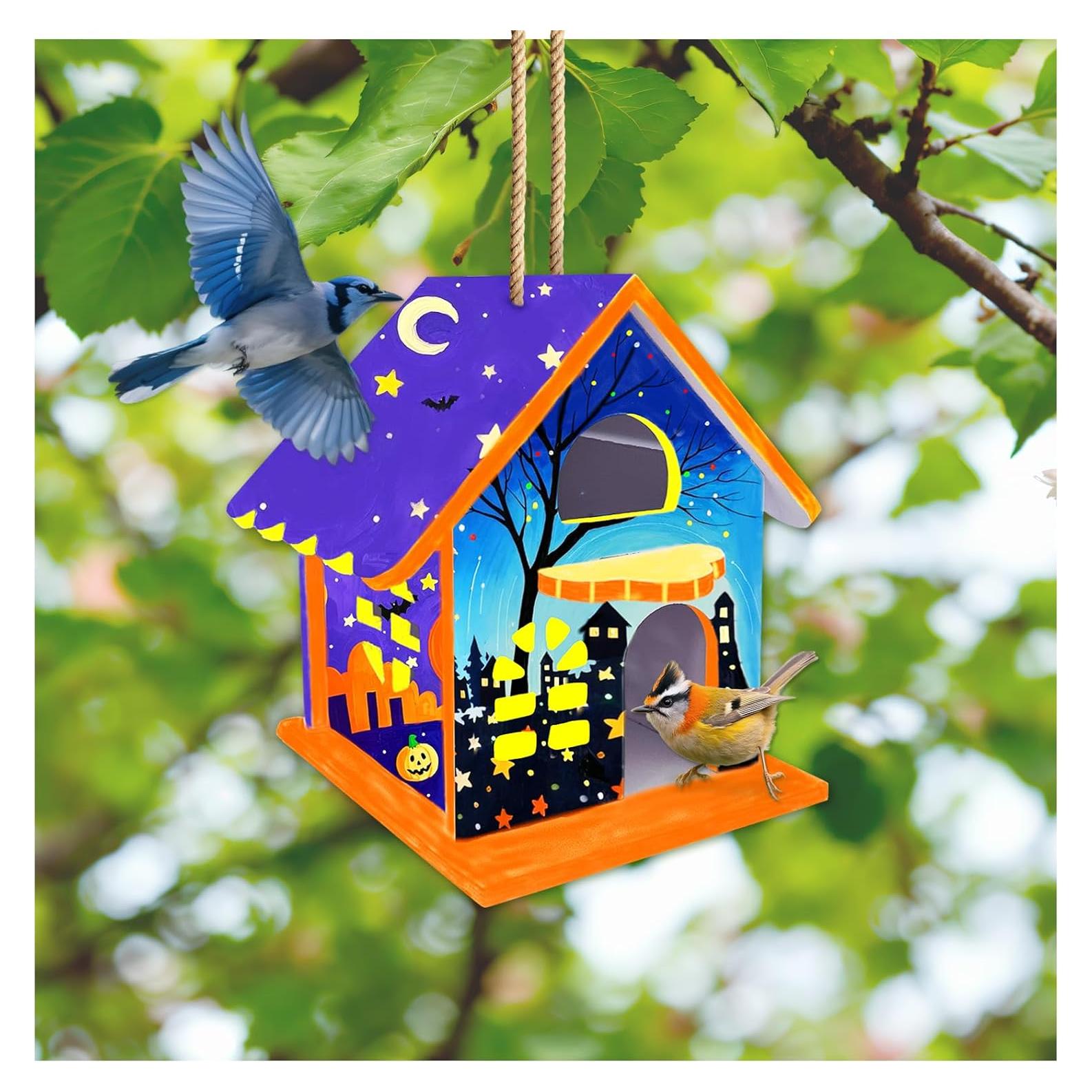 Kit Casa para Aves DIY XUSHASHA - 19 x 22.5 x 21.5 cm