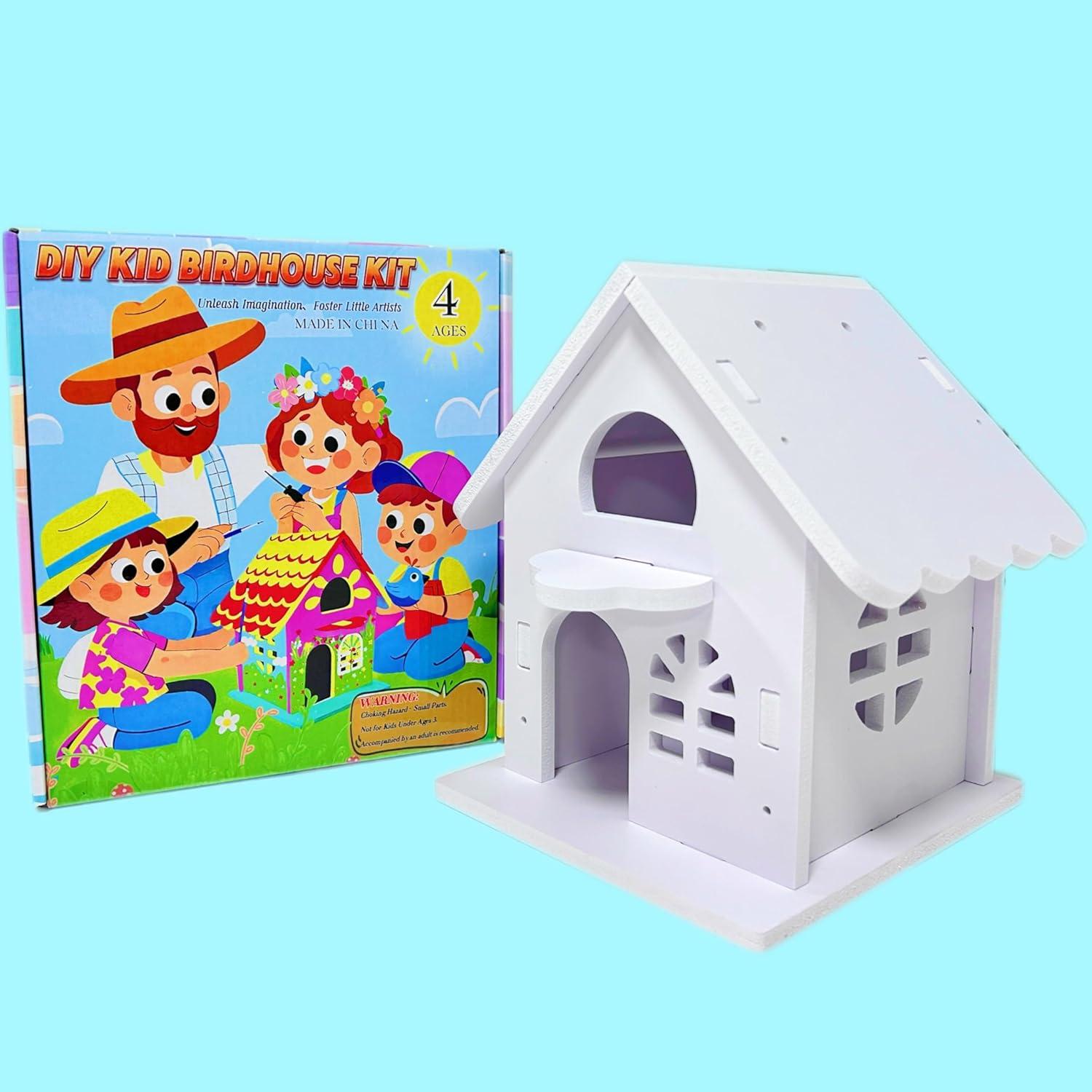 Kit Casa para Aves DIY XUSHASHA - 19 x 22.5 x 21.5 cm