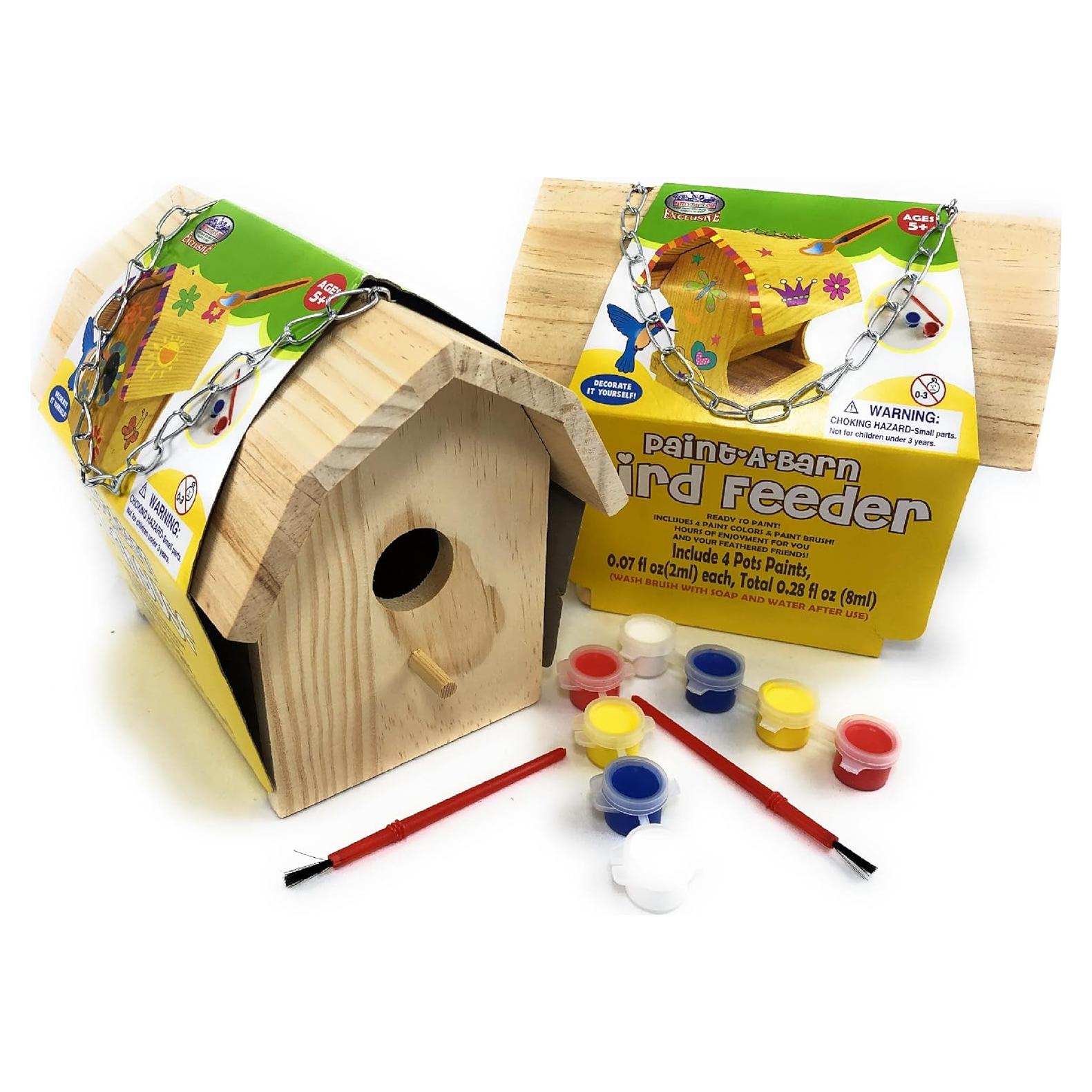 Conjunto de Casa de Pájaros y Comedero Matty's Toy Stop