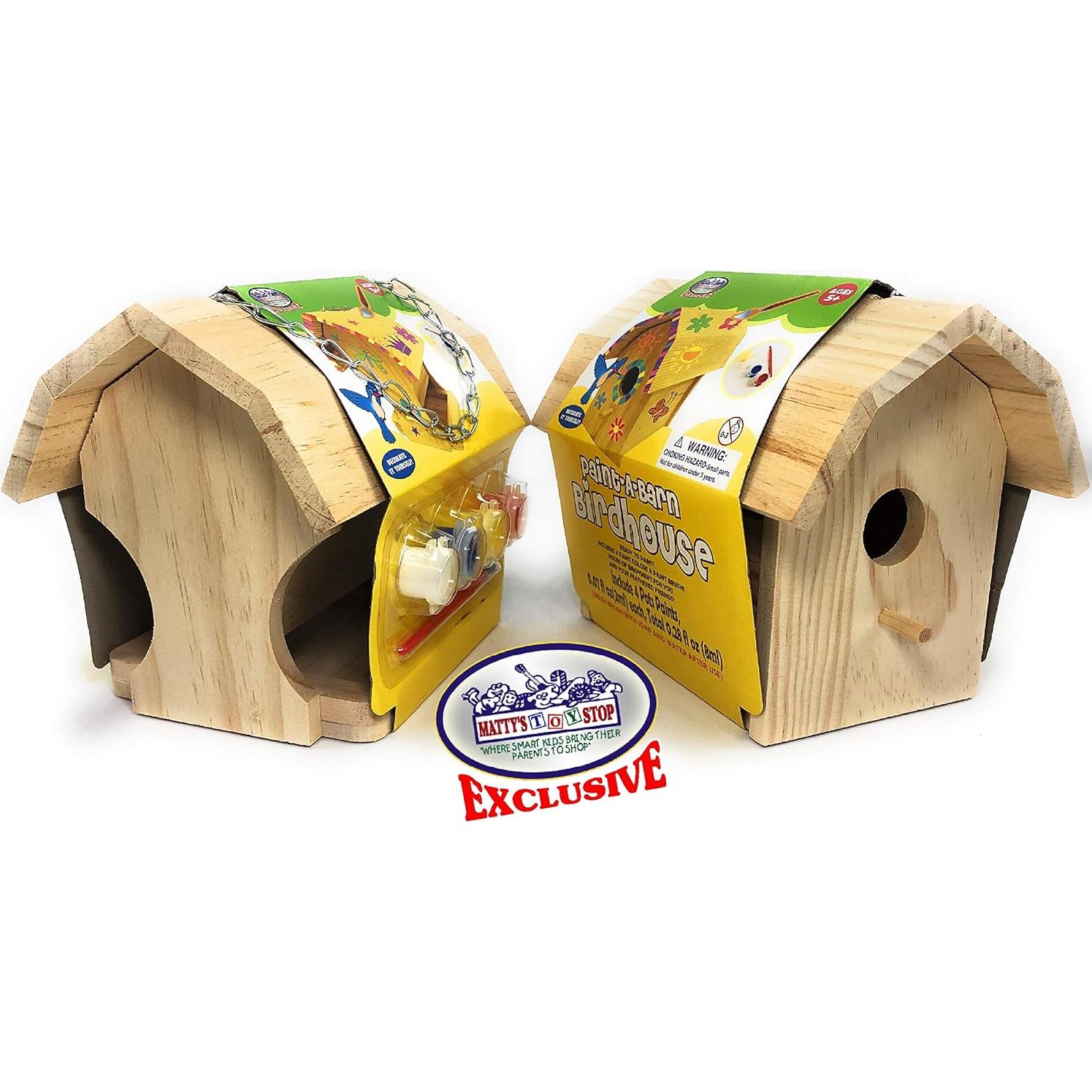 Conjunto de Casa de Pájaros y Comedero Matty's Toy Stop