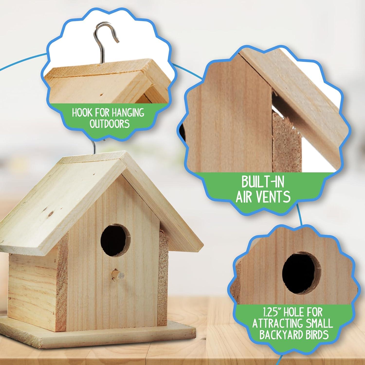 Kit de Manualidades Casa para Aves Alpine Woods 15x15cm