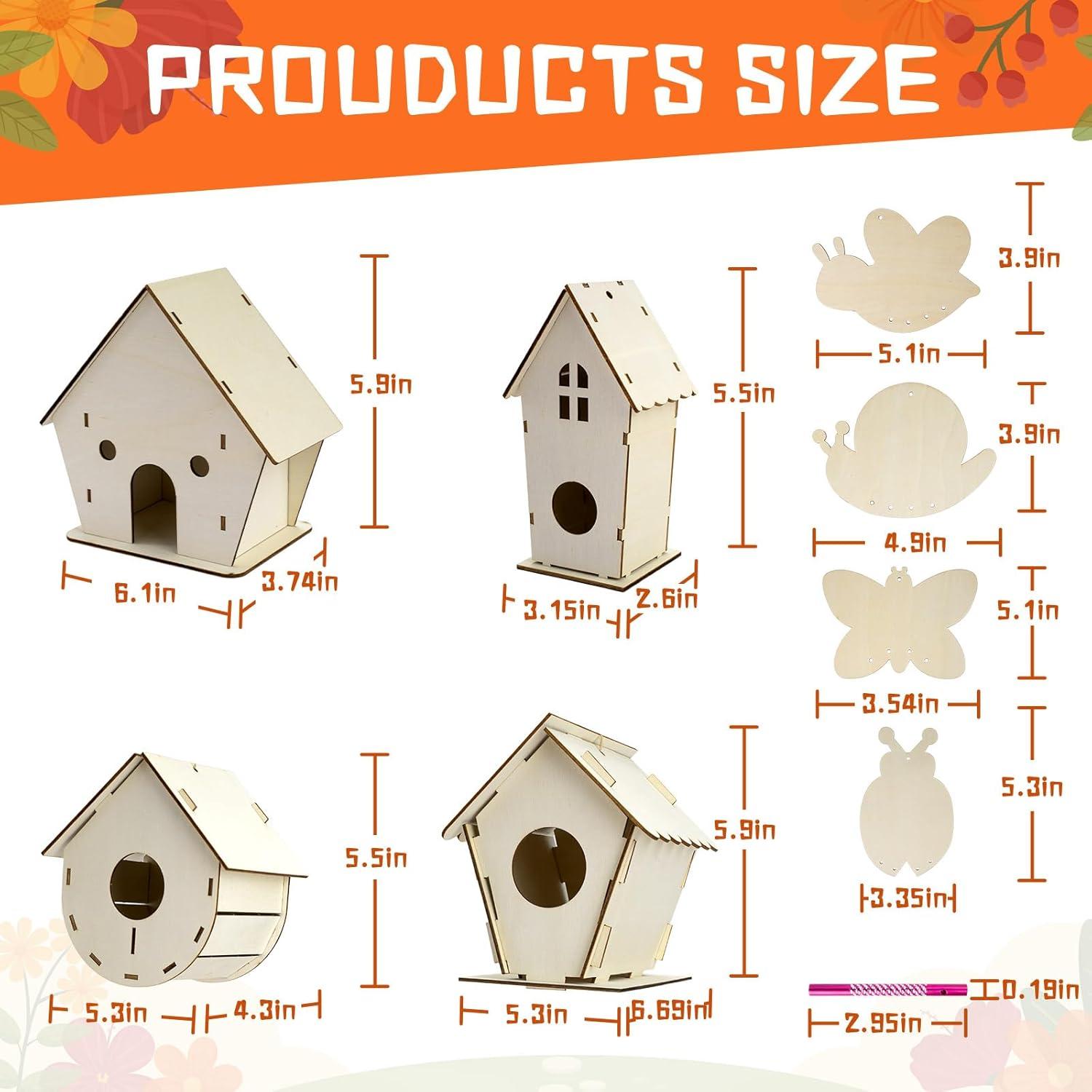 Kit de Manualidades DoodleDoo Casa para Aves y Campanas de Viento