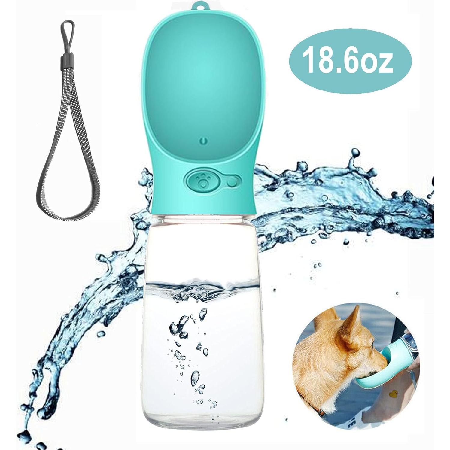 Dispensador de Agua Portátil PETnSport 550ml a Prueba de Fugas