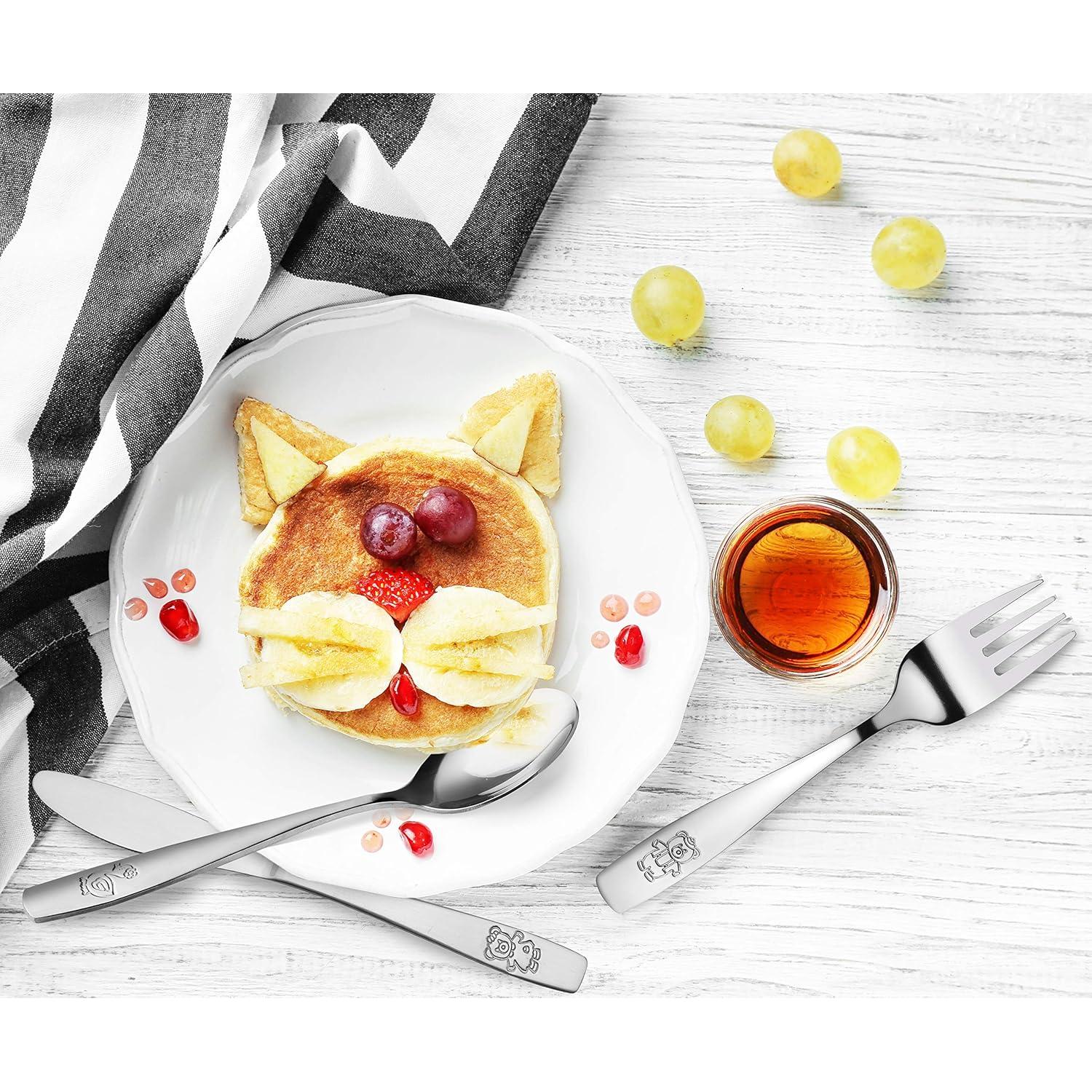 Juego de Cubiertos de Acero Inoxidable GlossyEnd 9 Piezas Niños