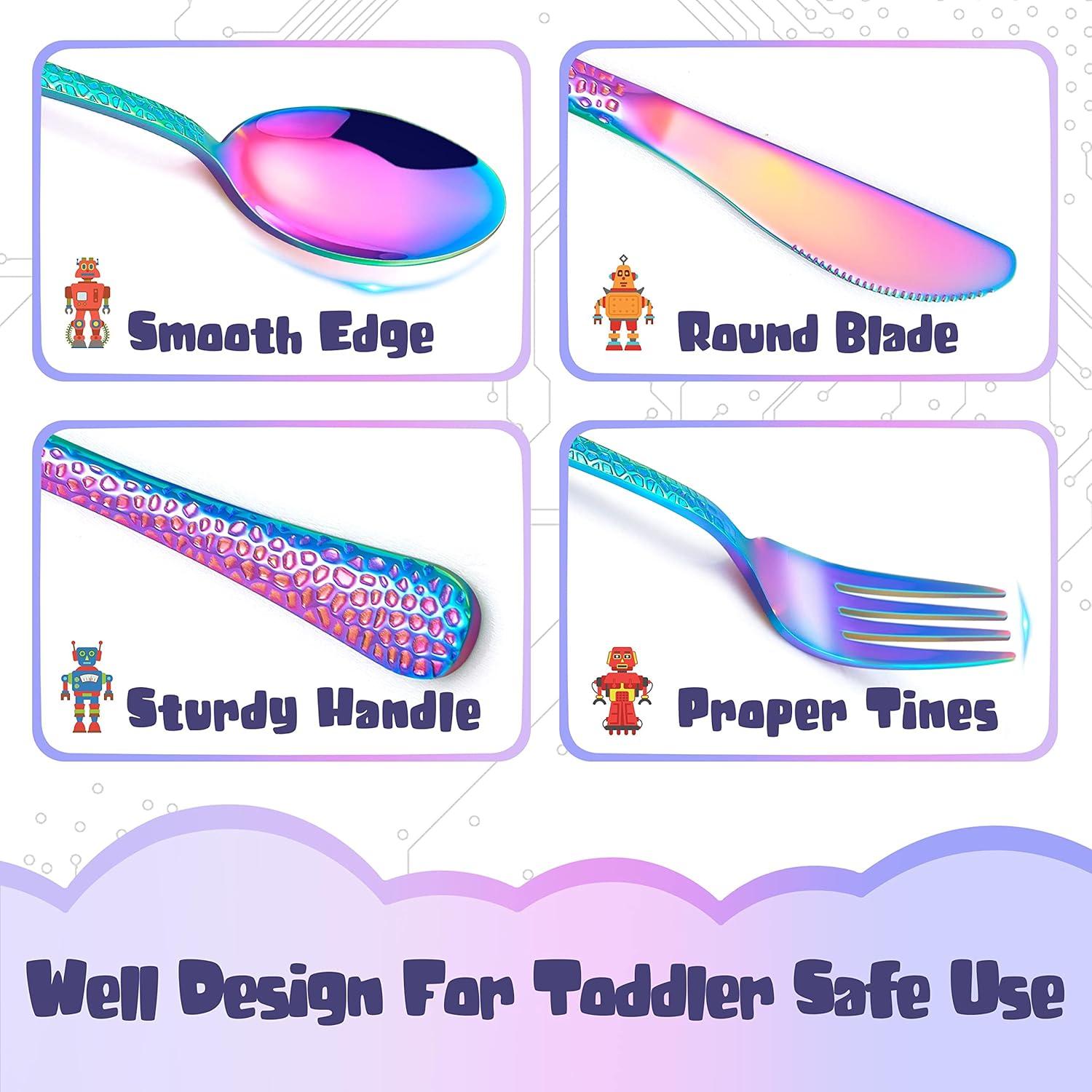 Set de Cubiertos para Niños HaWare 9 Piezas Acero Inoxidable