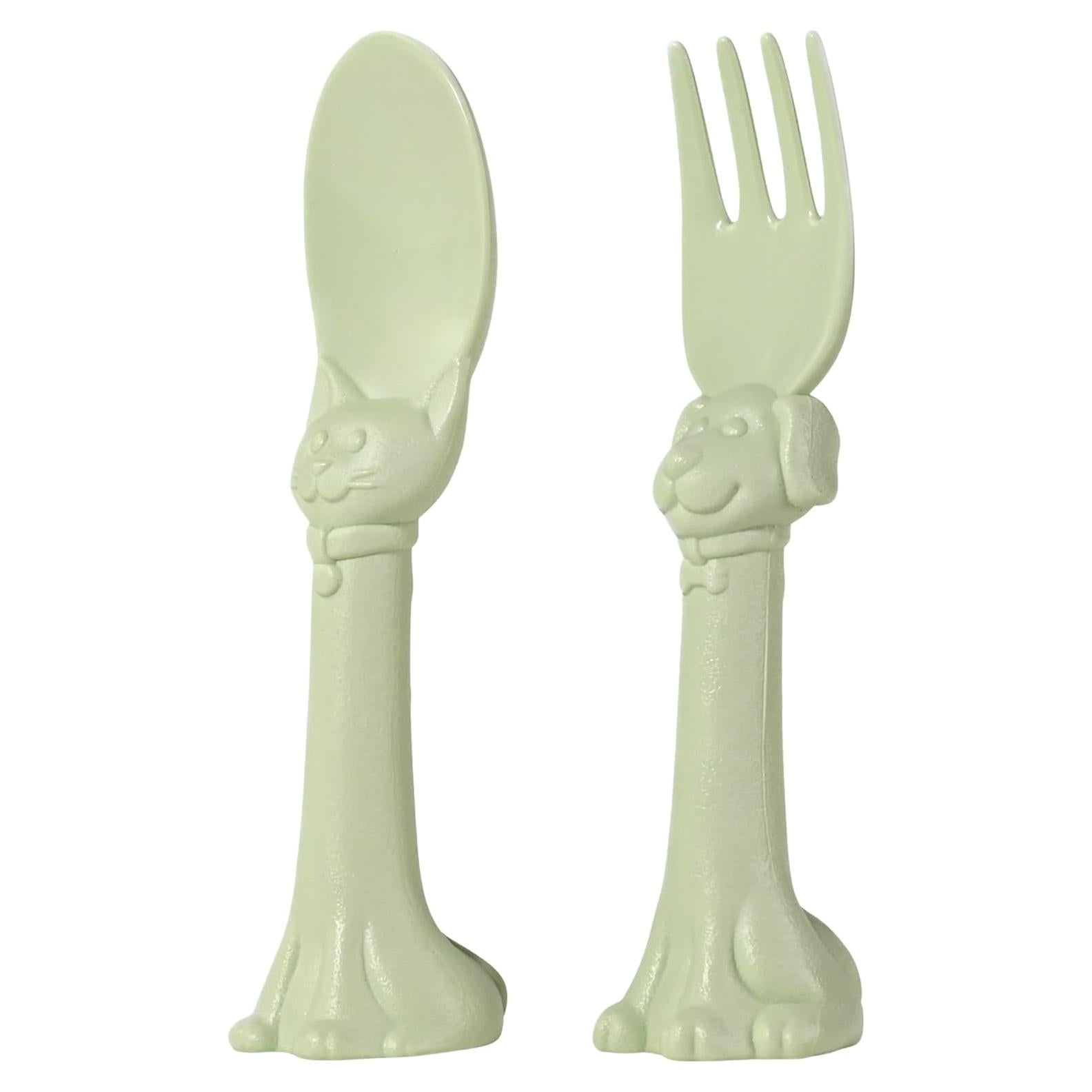 Utensilios para Niños Spoon la la - 2 Piezas Verde Menta