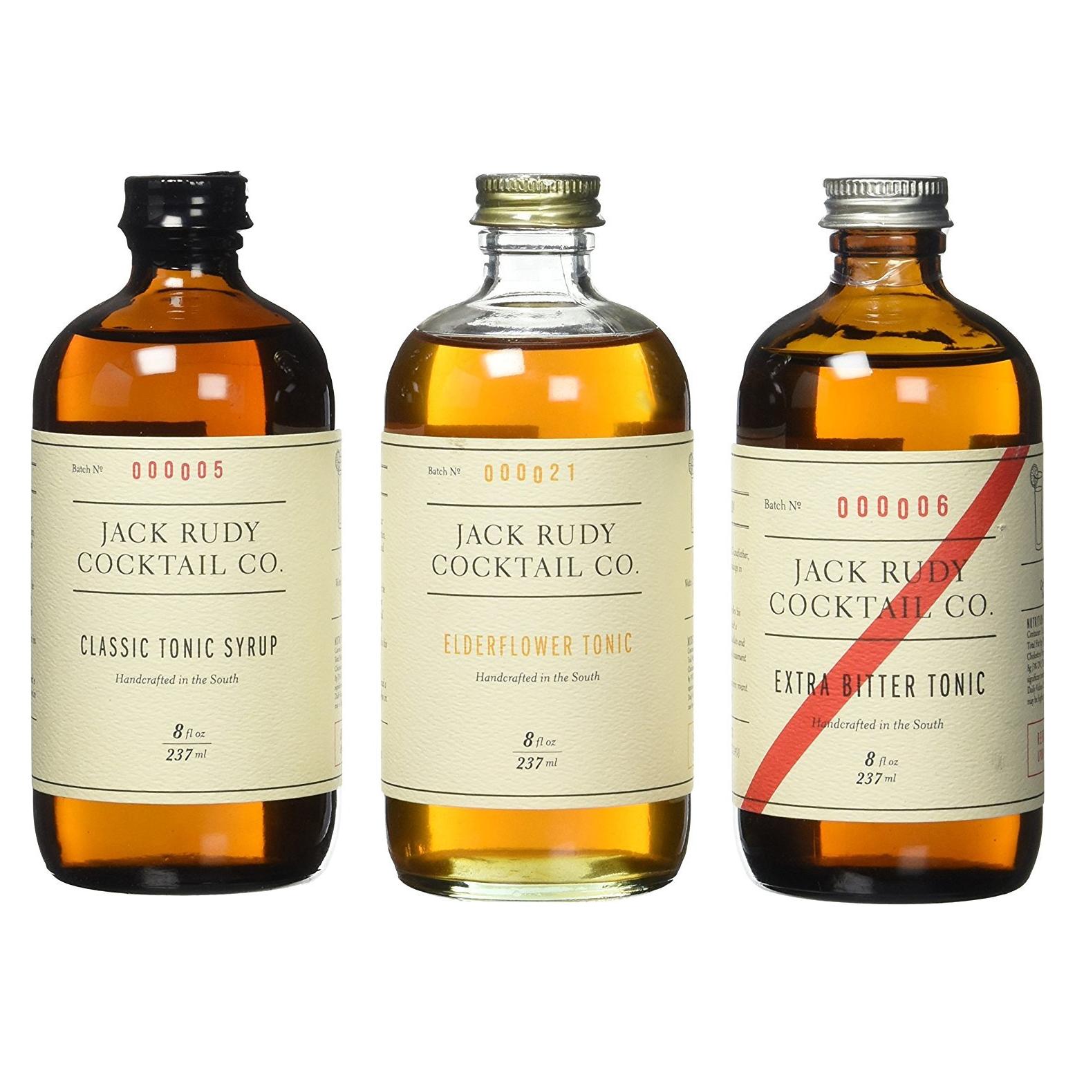 Jack Rudy Cocktail Co. Trío Tónico - 3 Botellas 236.6 ml