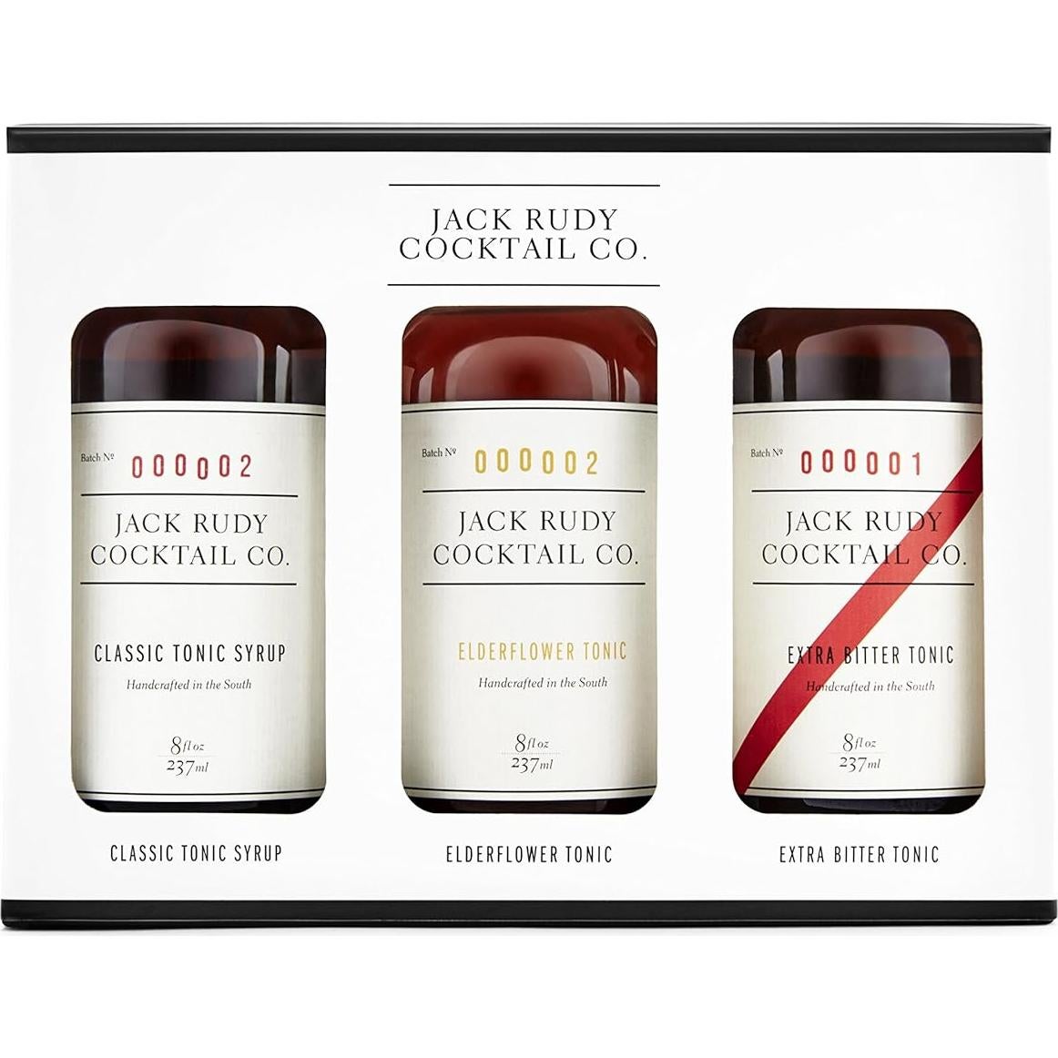 Jack Rudy Cocktail Co. Trío Tónico - 3 Botellas 236.6 ml