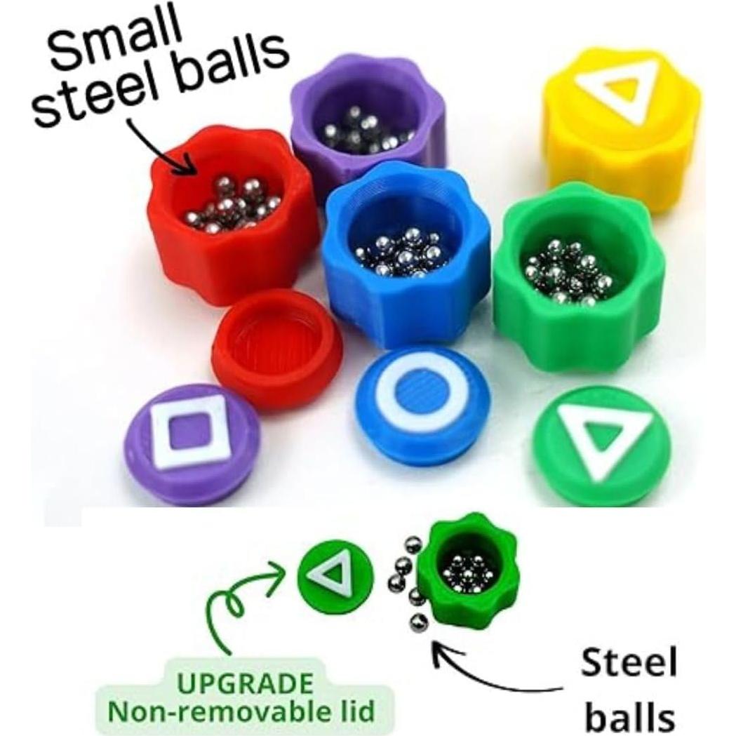 Juego de Gonggi Coreano Tradicional con 5 Canicas Coloridas