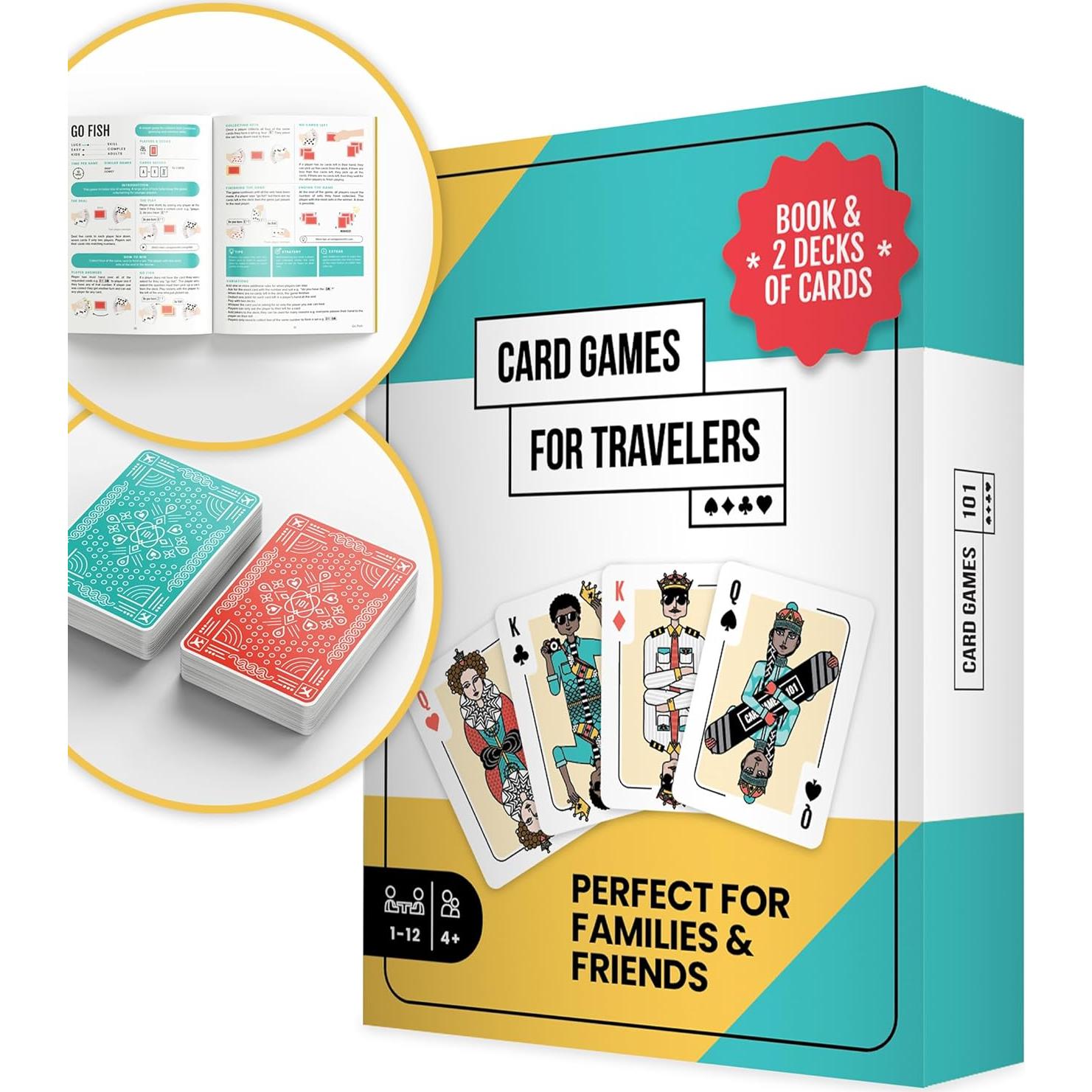 Juegos de Cartas para Viajeros Medley Cards - 30 Juegos Clásicos