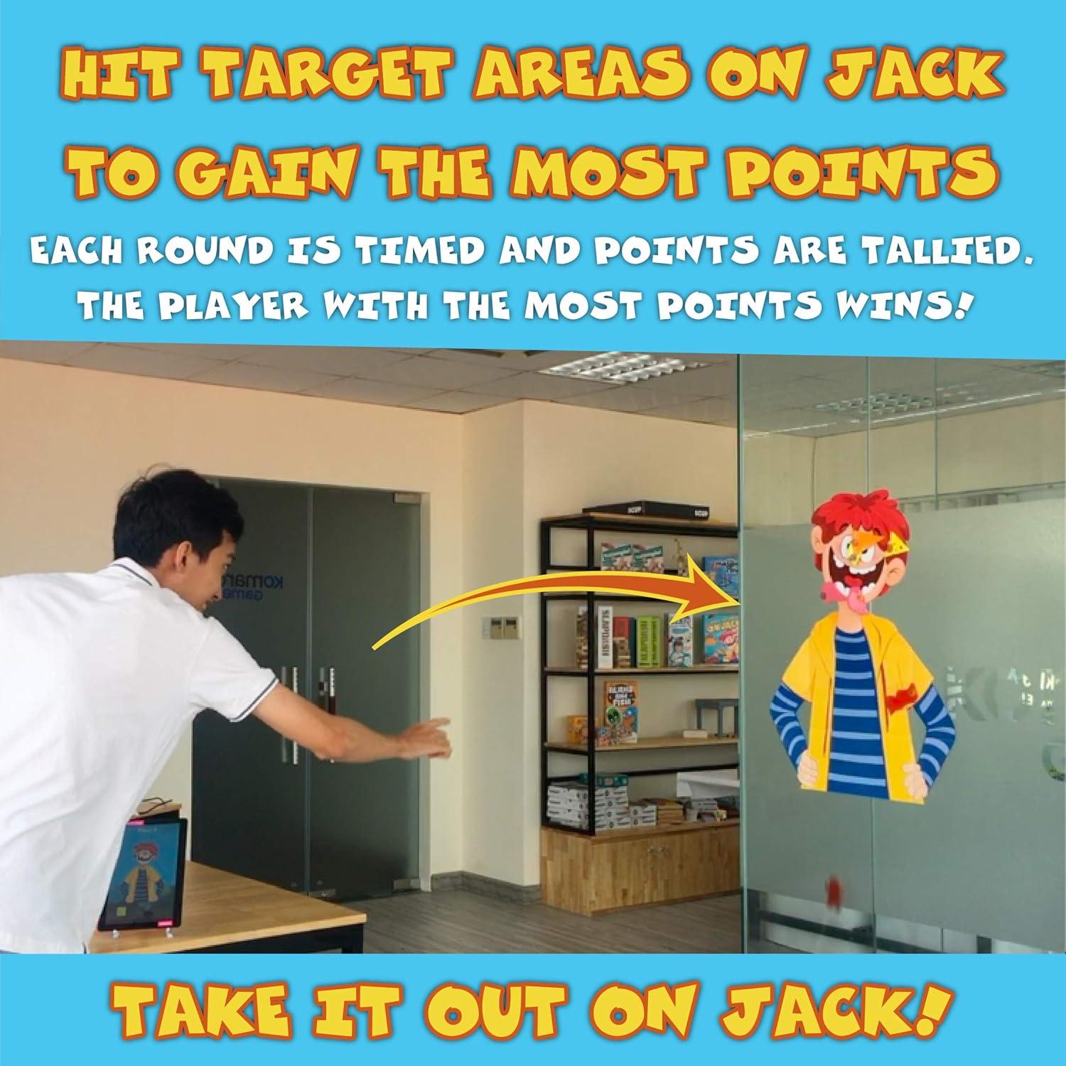 Juego de Lanzar Snacks Komarc - Golpea a Jack - Familiar