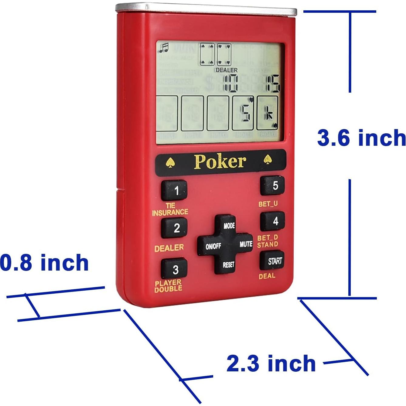 Juego de Casino Portátil 7 en 1 Like Electronic - LED Rojo