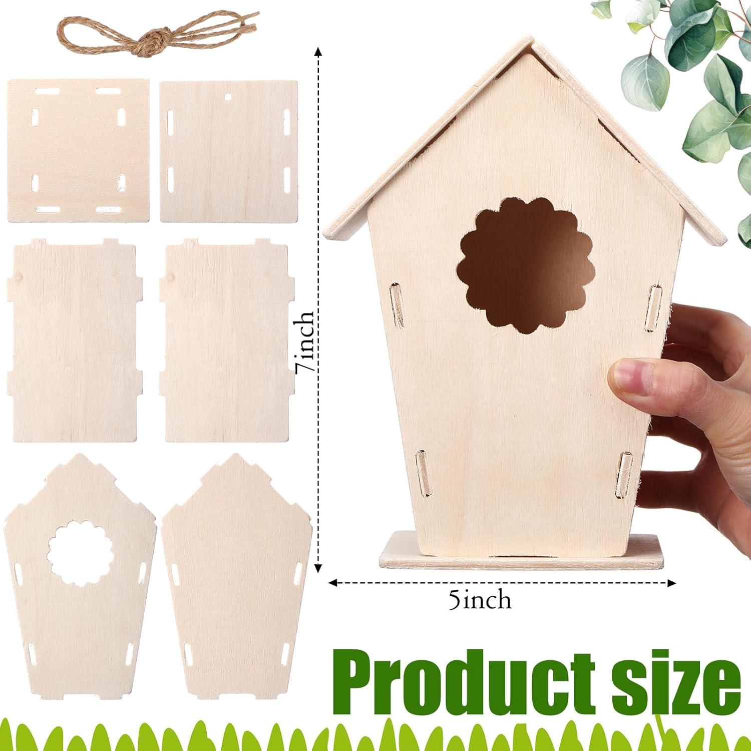 Kit de Casa para Pájaros de Madera DIY Outus 24 Piezas