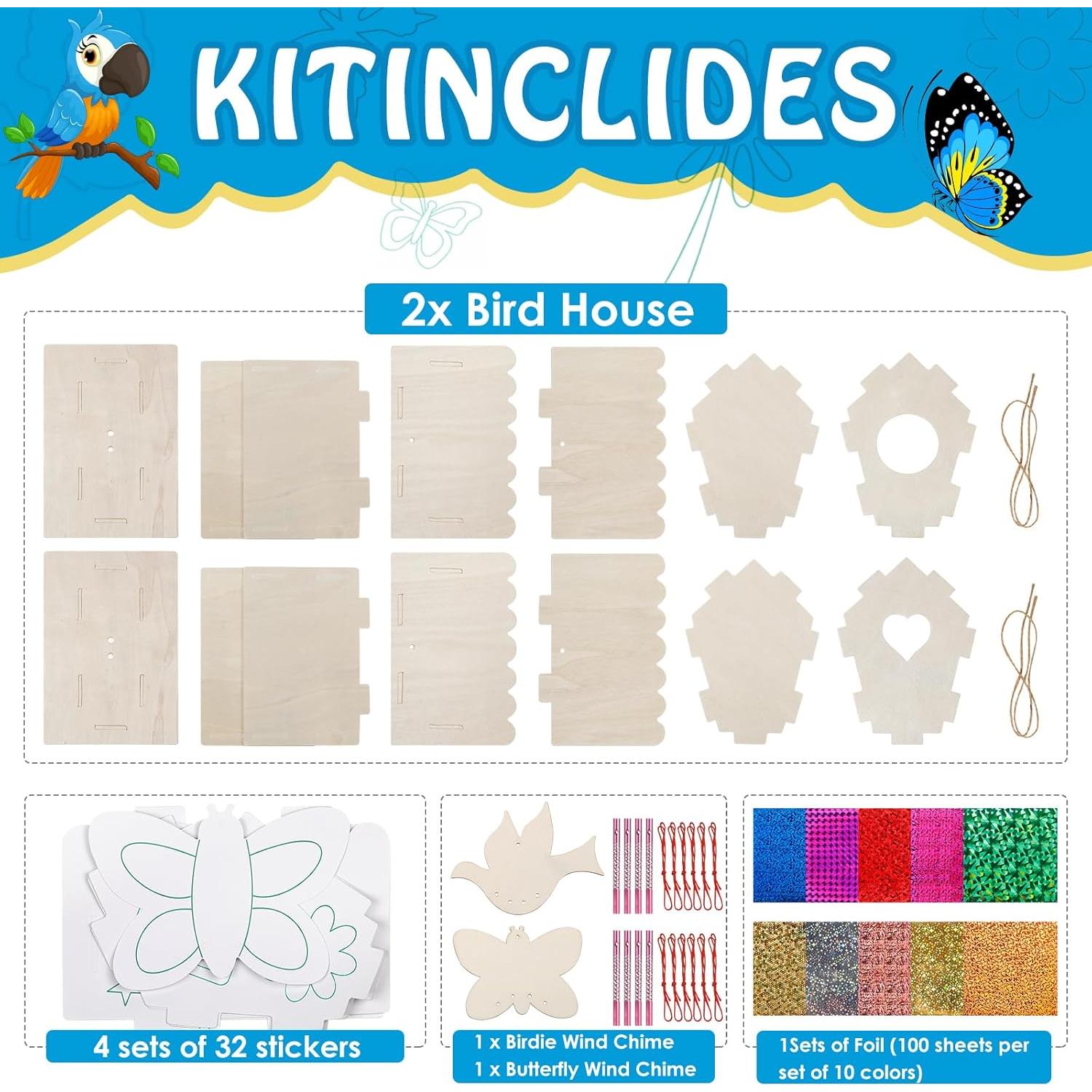 Set de Manualidades Jamboa Casa de Pájaros DIY para Niños