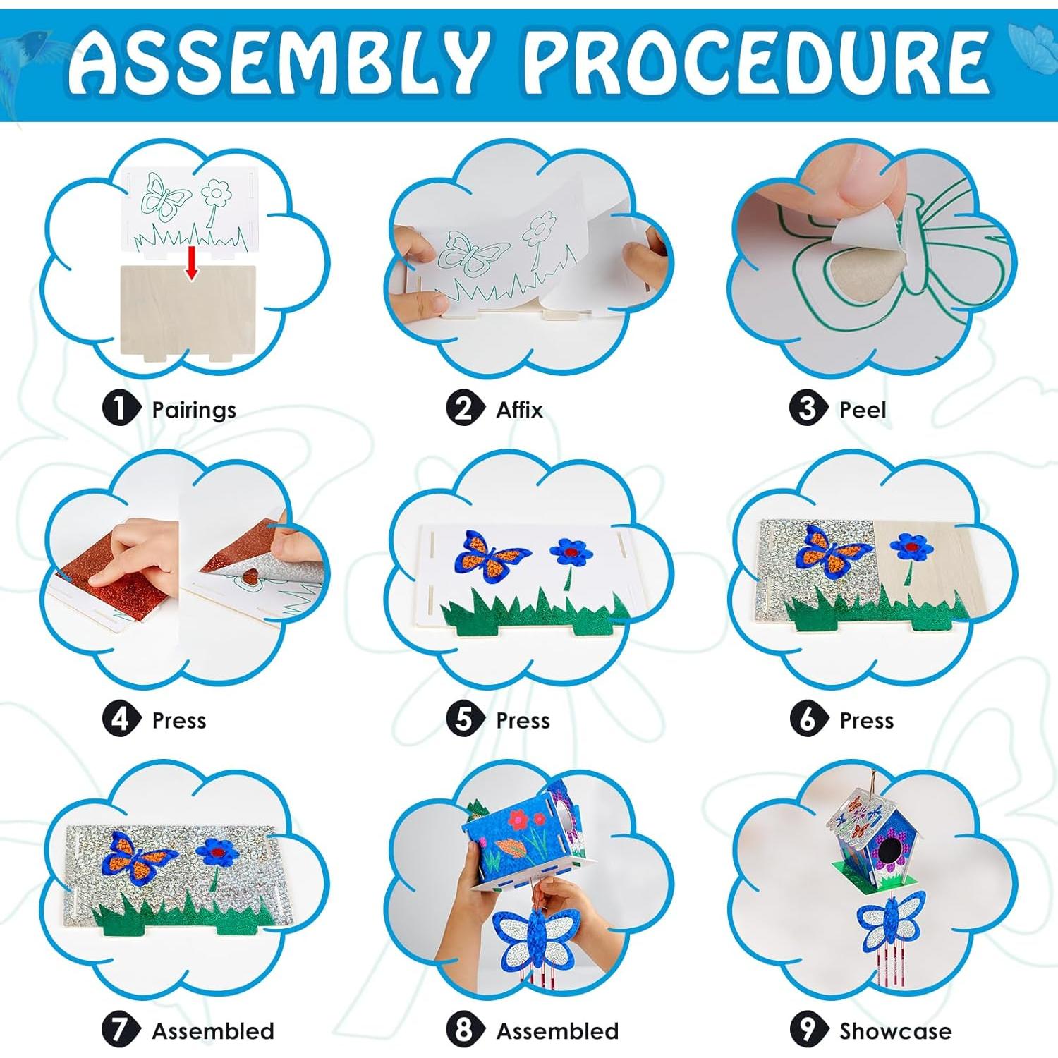 Set de Manualidades Jamboa Casa de Pájaros DIY para Niños