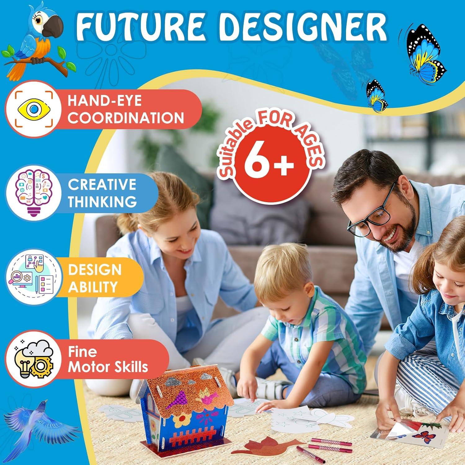 Set de Manualidades Jamboa Casa de Pájaros DIY para Niños