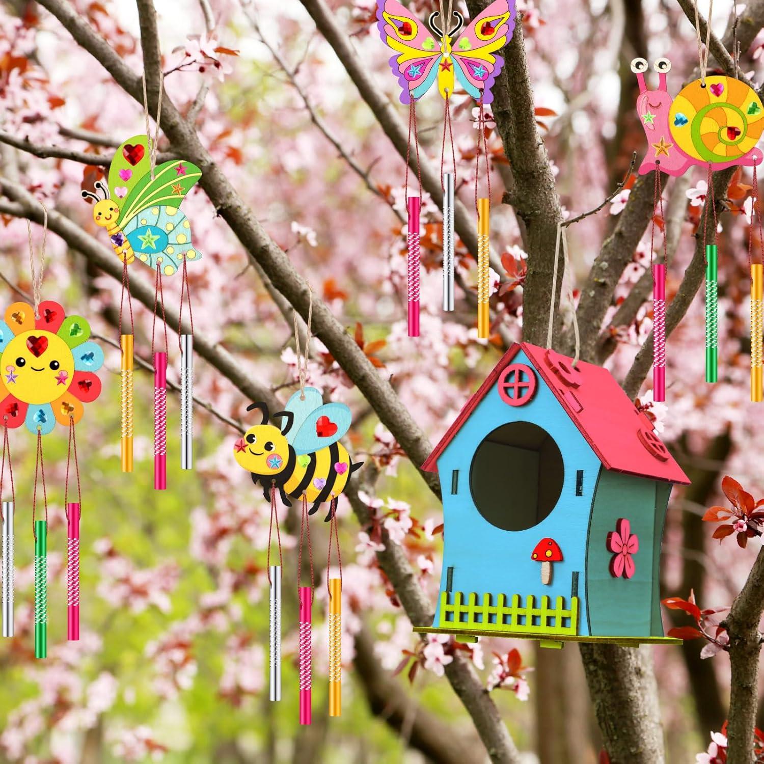 Kit de Manualidades de Casa de Pájaros VioraWhite 14 Piezas