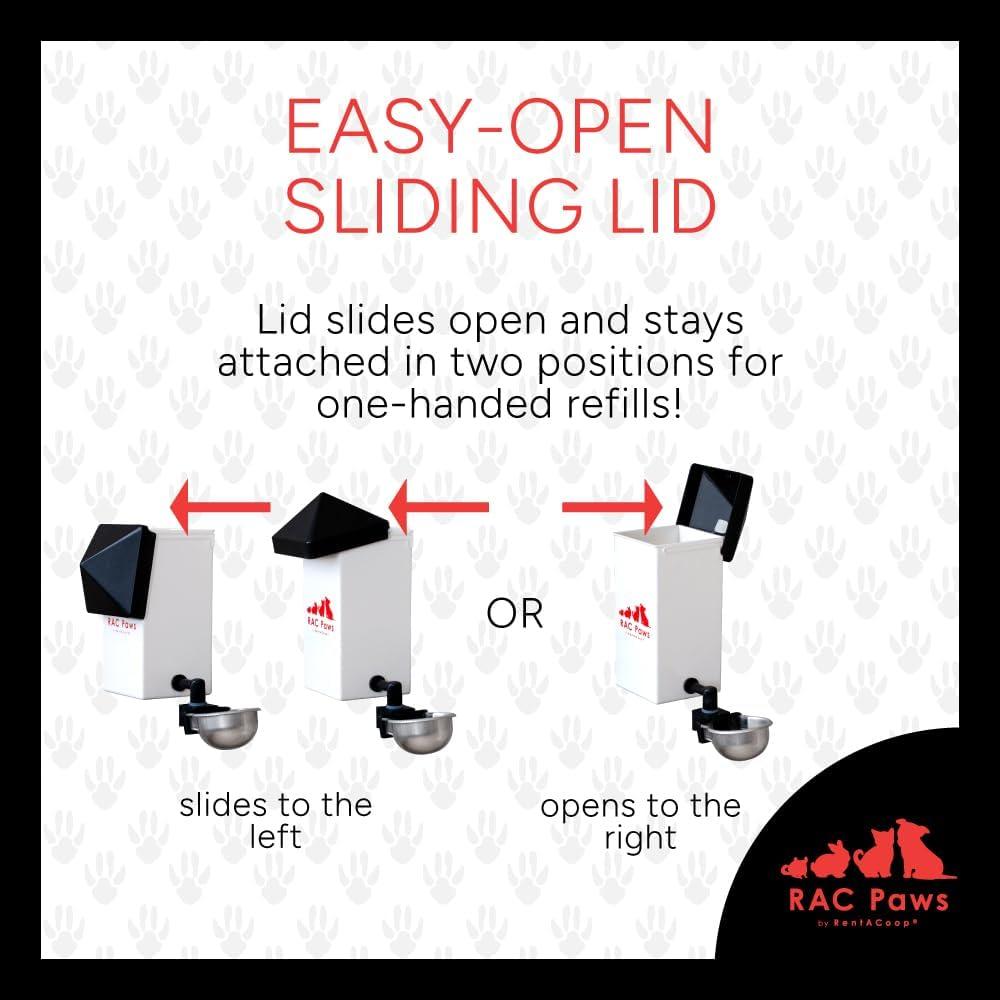 Botella de Agua No-Goteo RentACoop 32oz para Mascotas Pequeñas