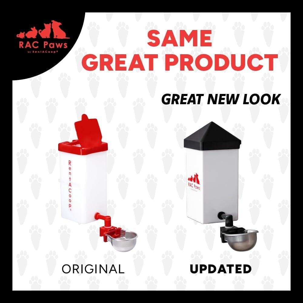 Botella de Agua No-Goteo RentACoop 32oz para Mascotas Pequeñas