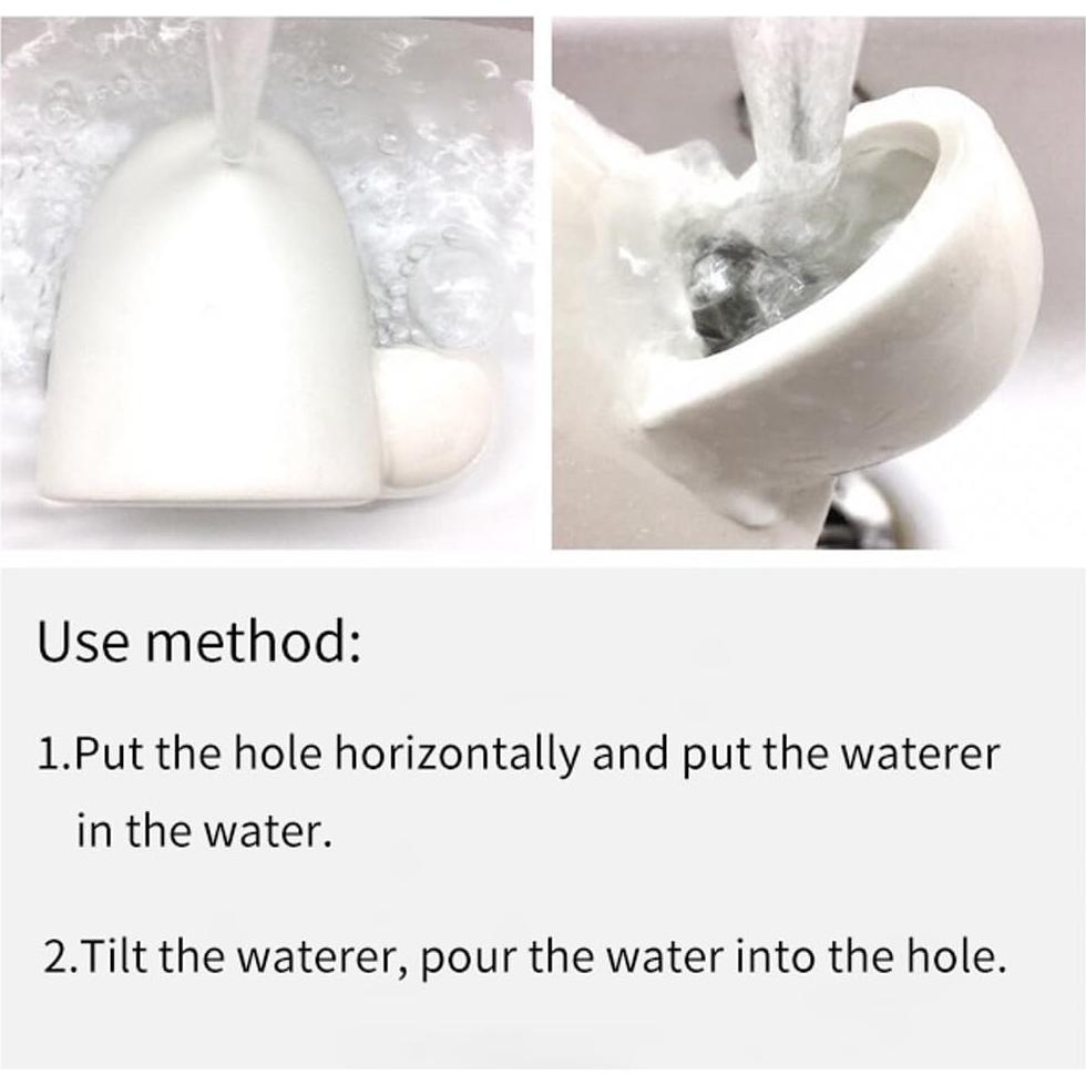 Alimentador de Agua Cerámico Dahey Automático 236.6 ml para Mascotas