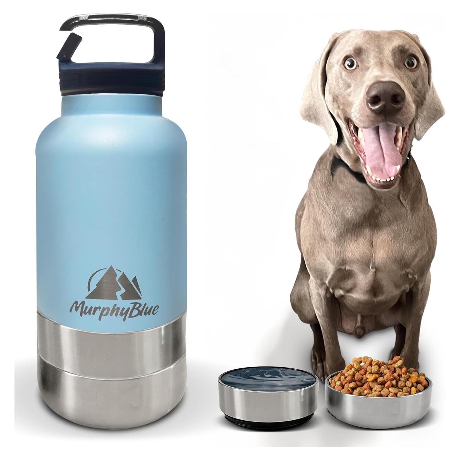Botella de Agua para Perros MurphyBlue 0.95 L Acero Inoxidable