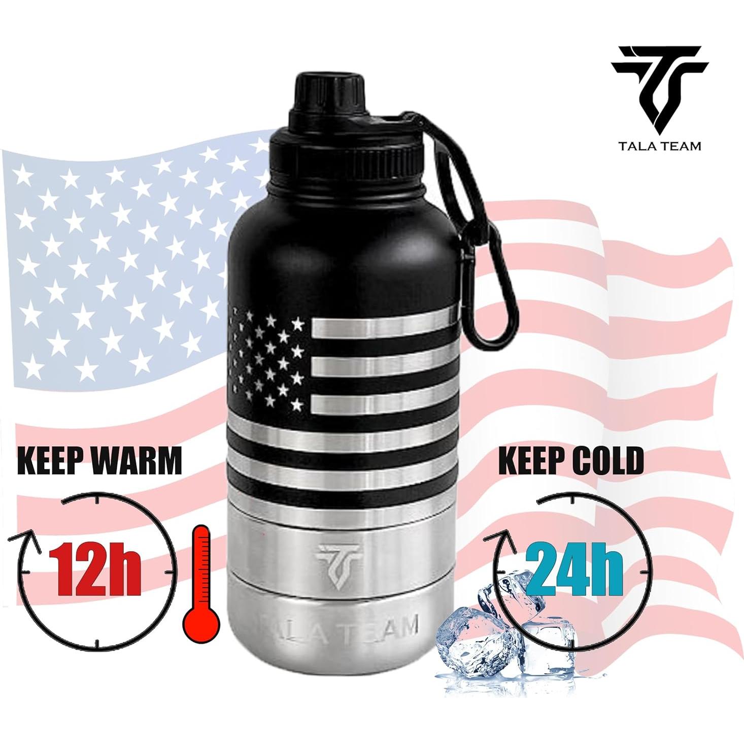 Botella de Agua Aislada para Perros CHENGDU 0.95L con Cuencos