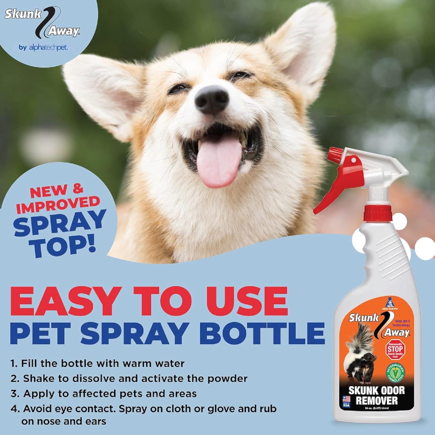 Skunk Away | Removedor de Olores a Zorrillo 473ml | Alpha Tech Pet