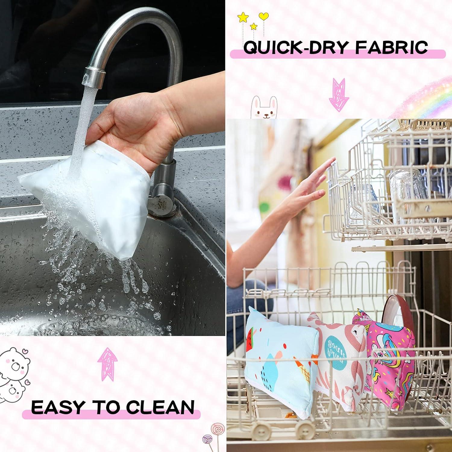 Paquete de 6 Bolsas Reutilizables Shappy para Snacks 17.5x9.4cm