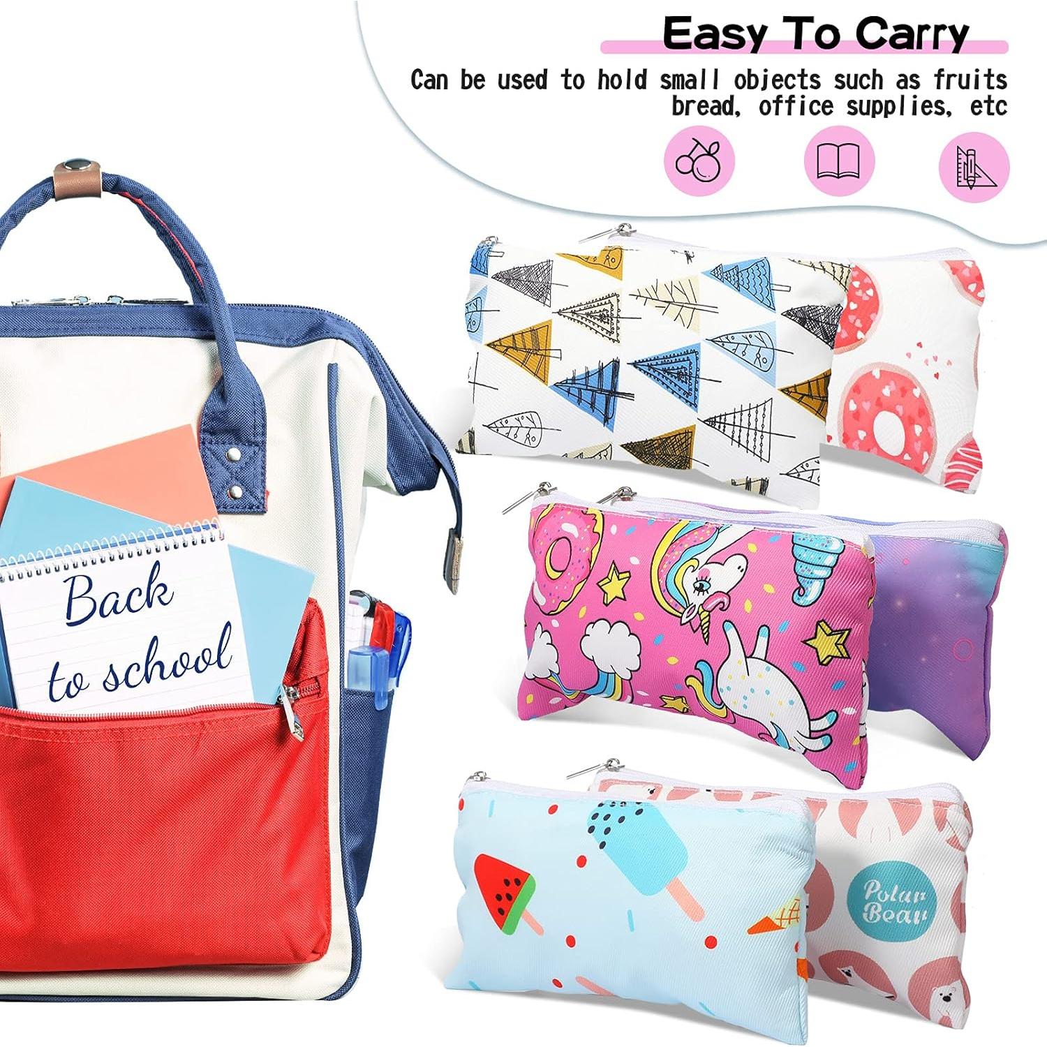 Paquete de 6 Bolsas Reutilizables Shappy para Snacks 17.5x9.4cm