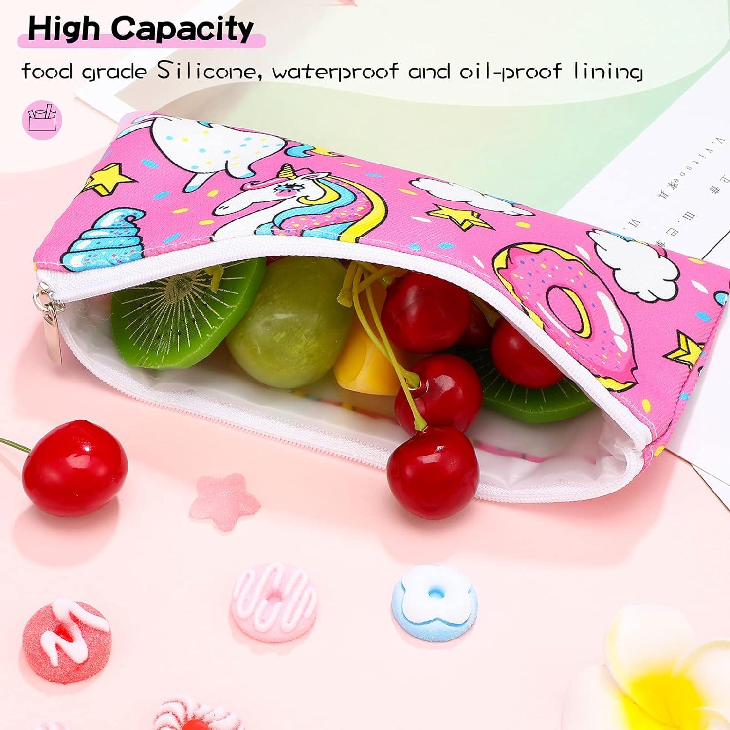 Paquete de 6 Bolsas Reutilizables Shappy para Snacks 17.5x9.4cm