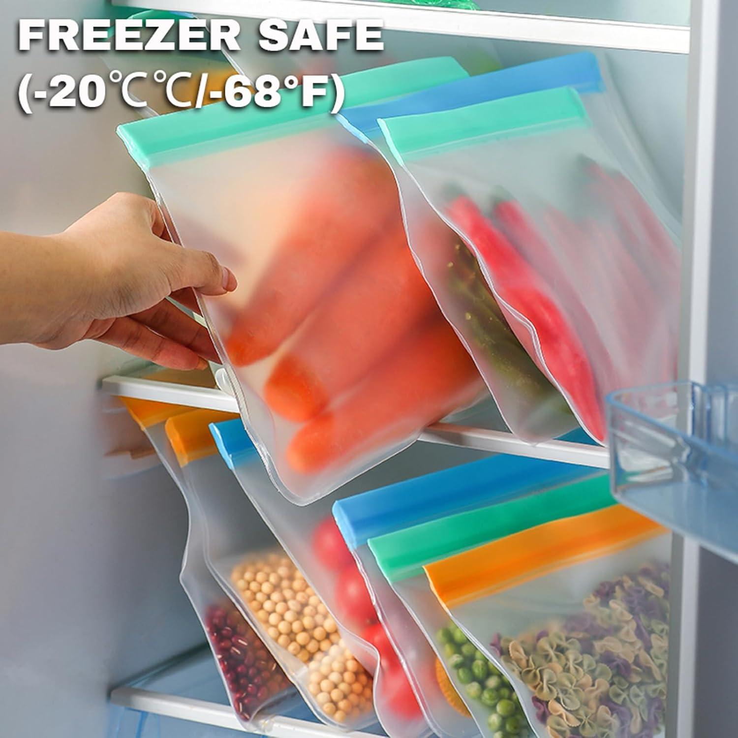 Bolsas de Snack Reutilizables SHUCHUANG 10 Piezas PEVA