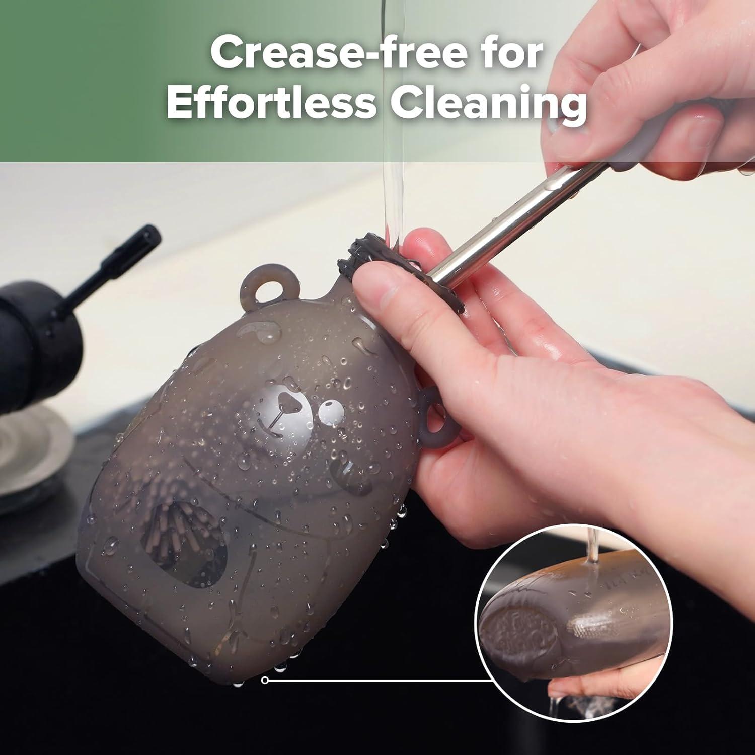 Bolsa de Silicona Reutilizable Haakaa Happii Bear 170g - 2 Unidades