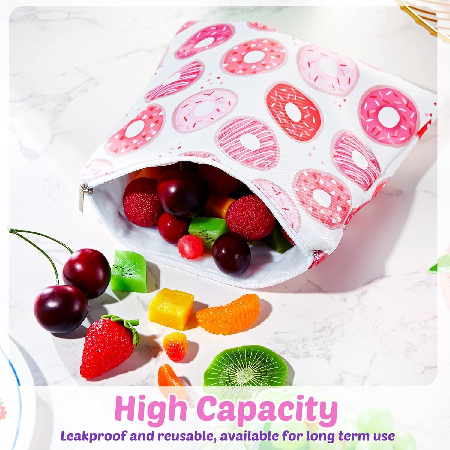 6 Bolsas Reutilizables para Snacks Chumia 18x18 cm Cartoon