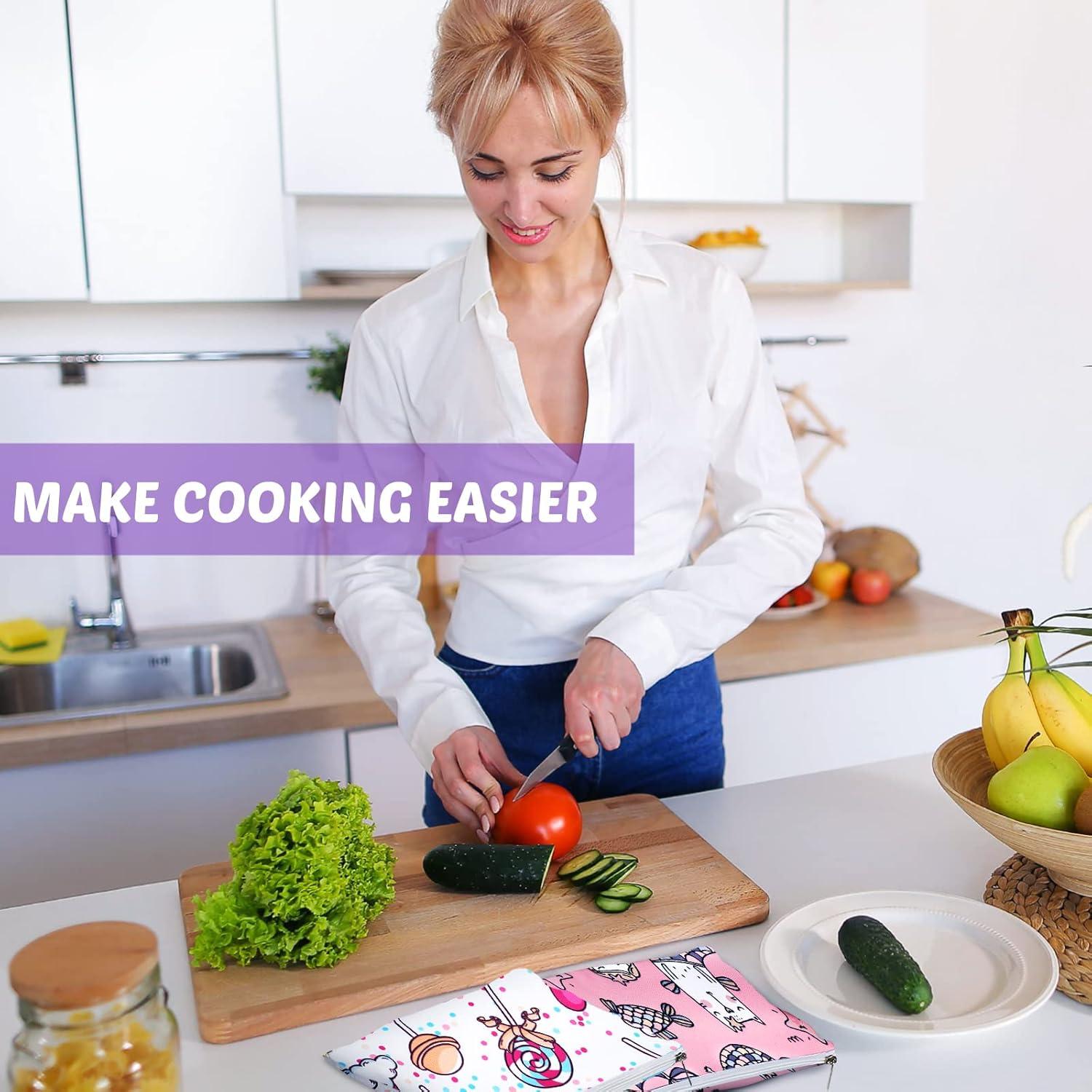 6 Bolsas Reutilizables para Snacks Chumia 18x18 cm Cartoon