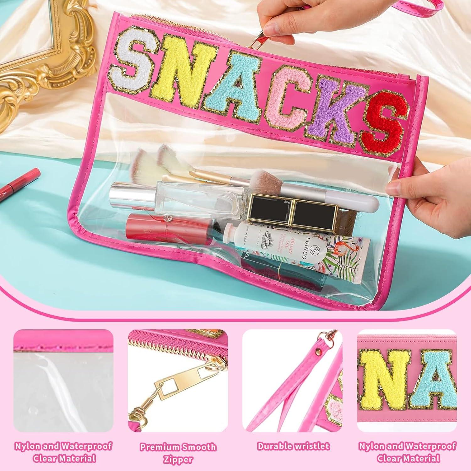 Bolsas de Snack Transparentes Sunnydeer 30x20.8cm Rosa