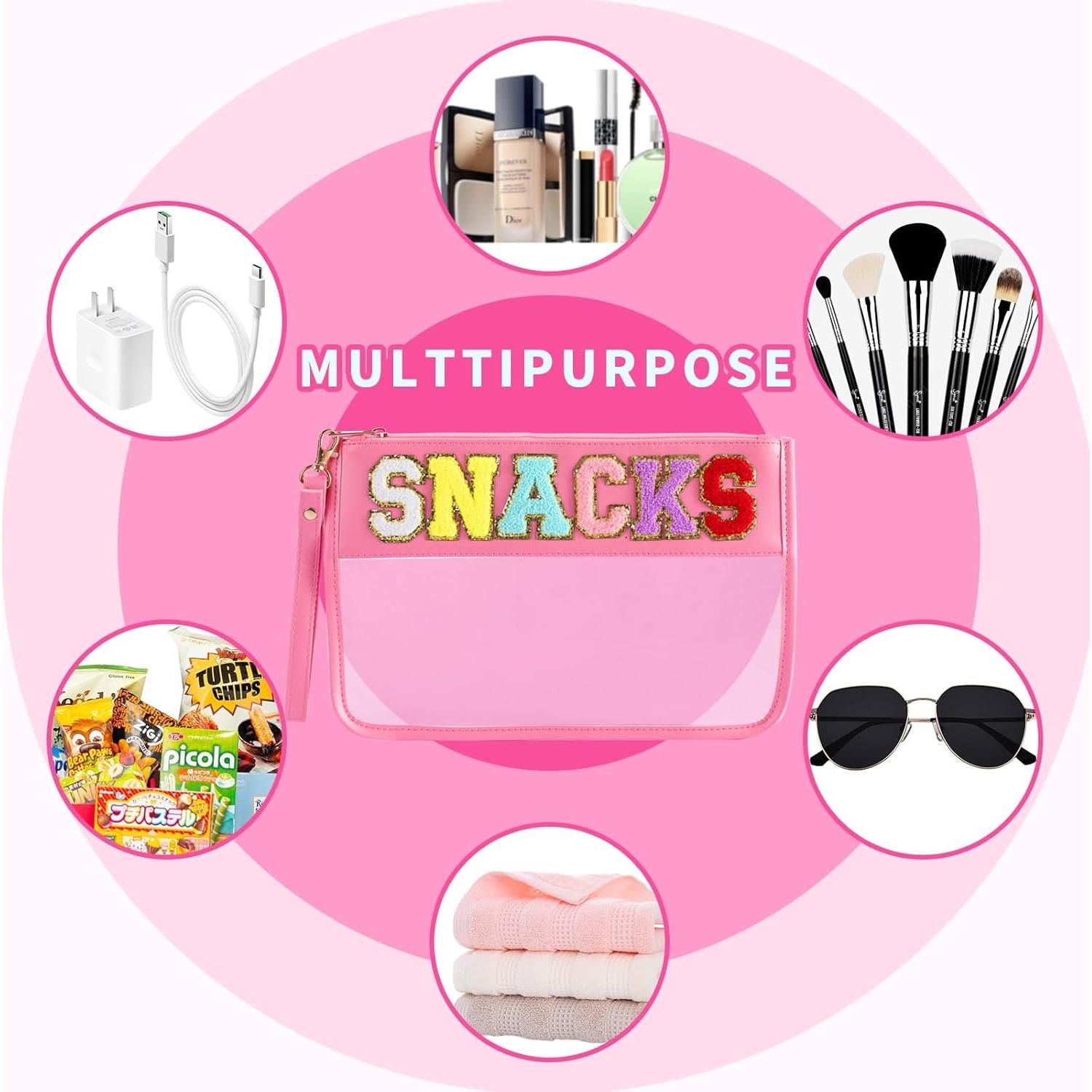 Bolsas de Snack Transparentes Sunnydeer 30x20.8cm Rosa