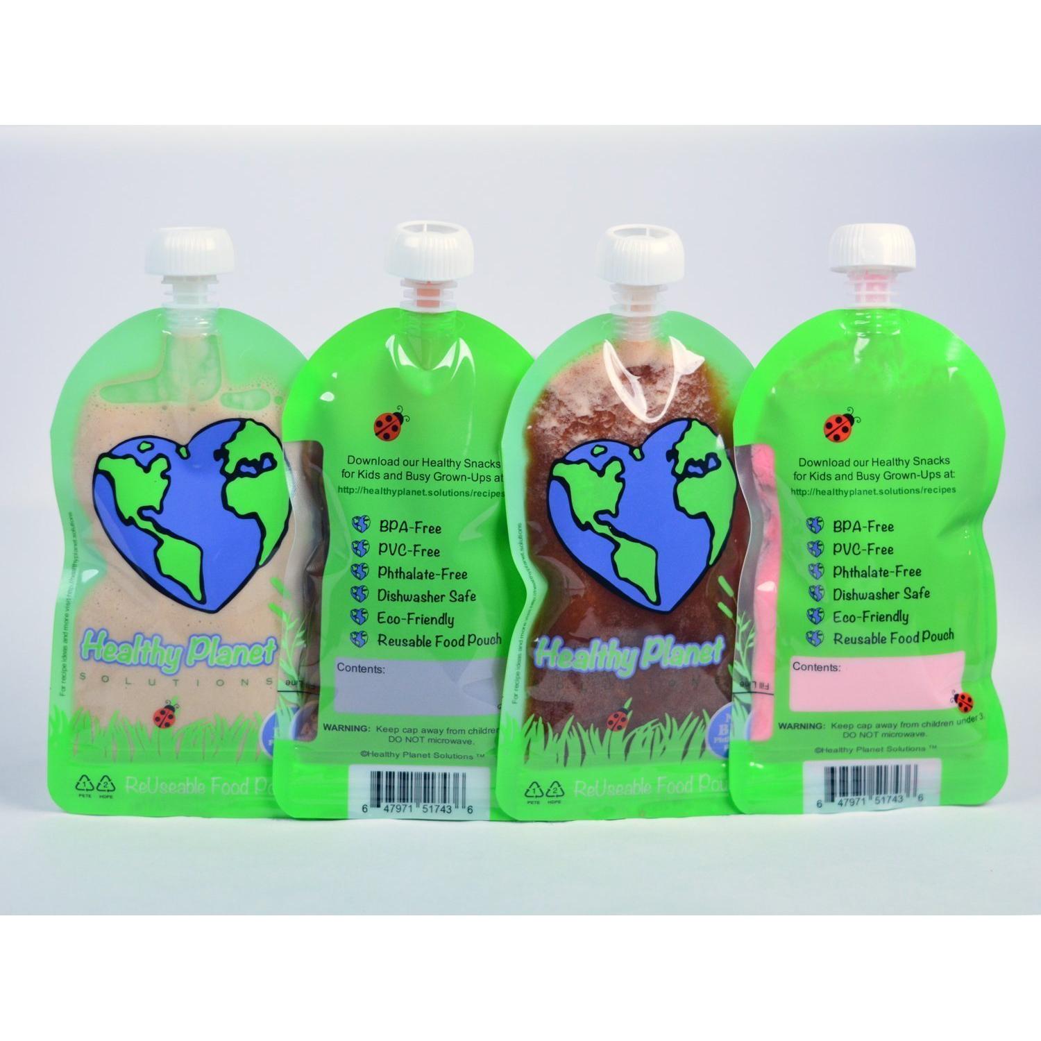 Bolsas de Comida Reutilizables Healthy Planet 6 Unidades 1.7L