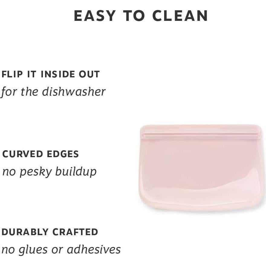 Bolsa de Almacenamiento Silicona W&P Porter 284g Rubor