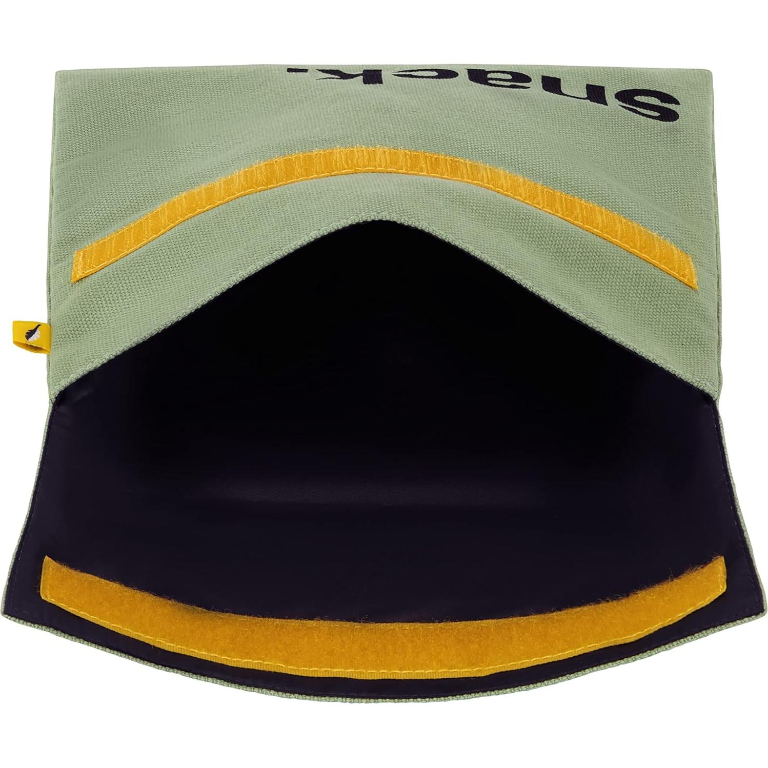 Bolsa Reutilizable para Snacks Fluf Flip Snack Musgo 17.8x19.1cm