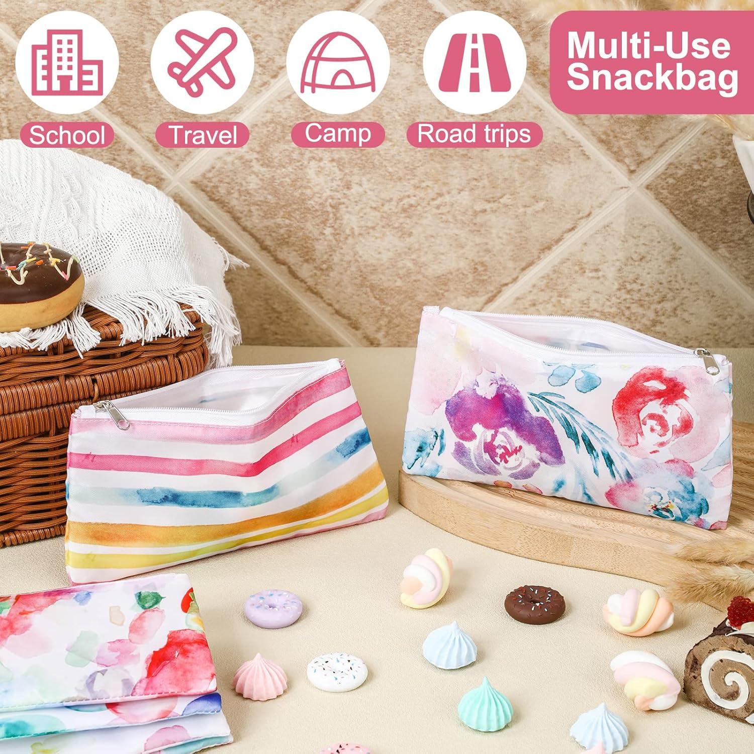 Bolsas de Snack Reutilizables Lallisa 6 Pcs 9x18 cm