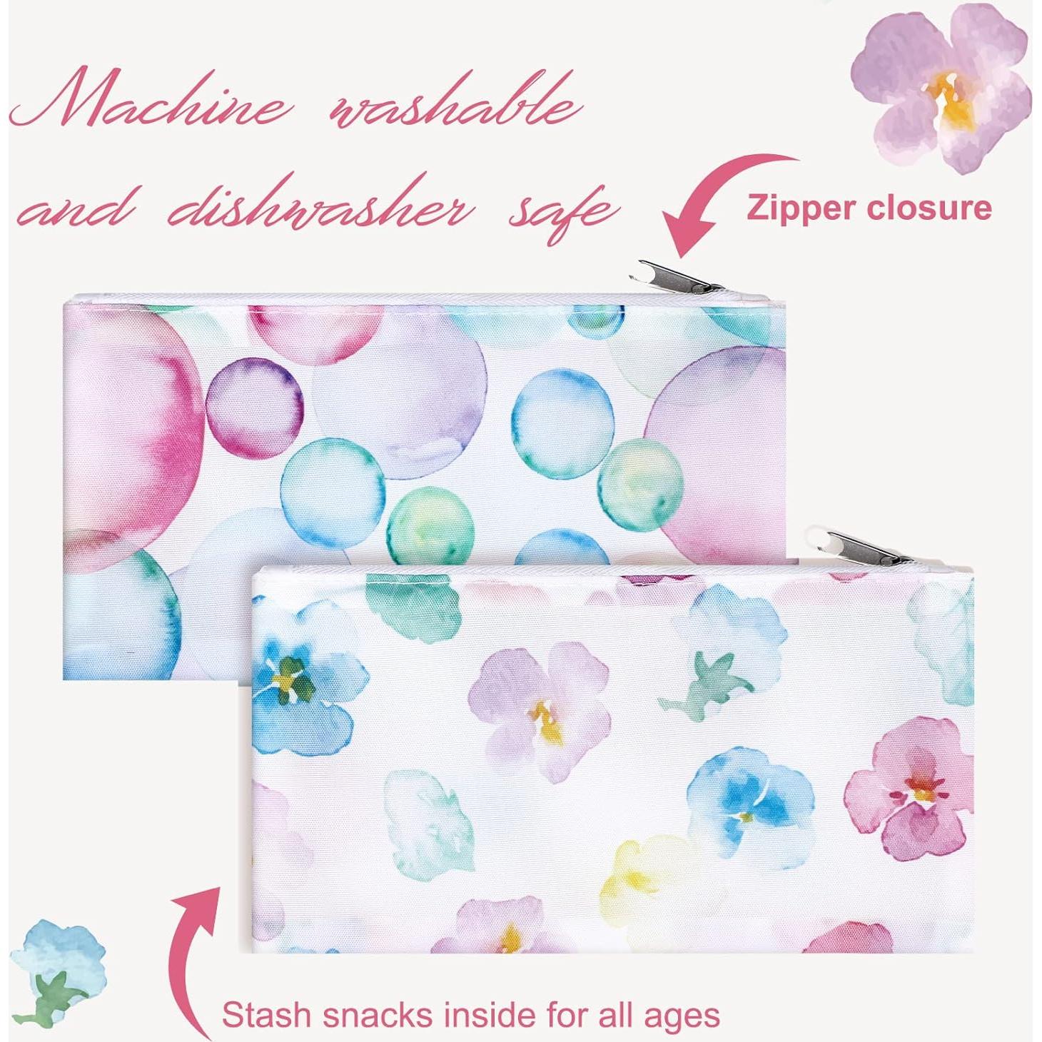 Bolsas de Snack Reutilizables Lallisa 6 Pcs 9x18 cm