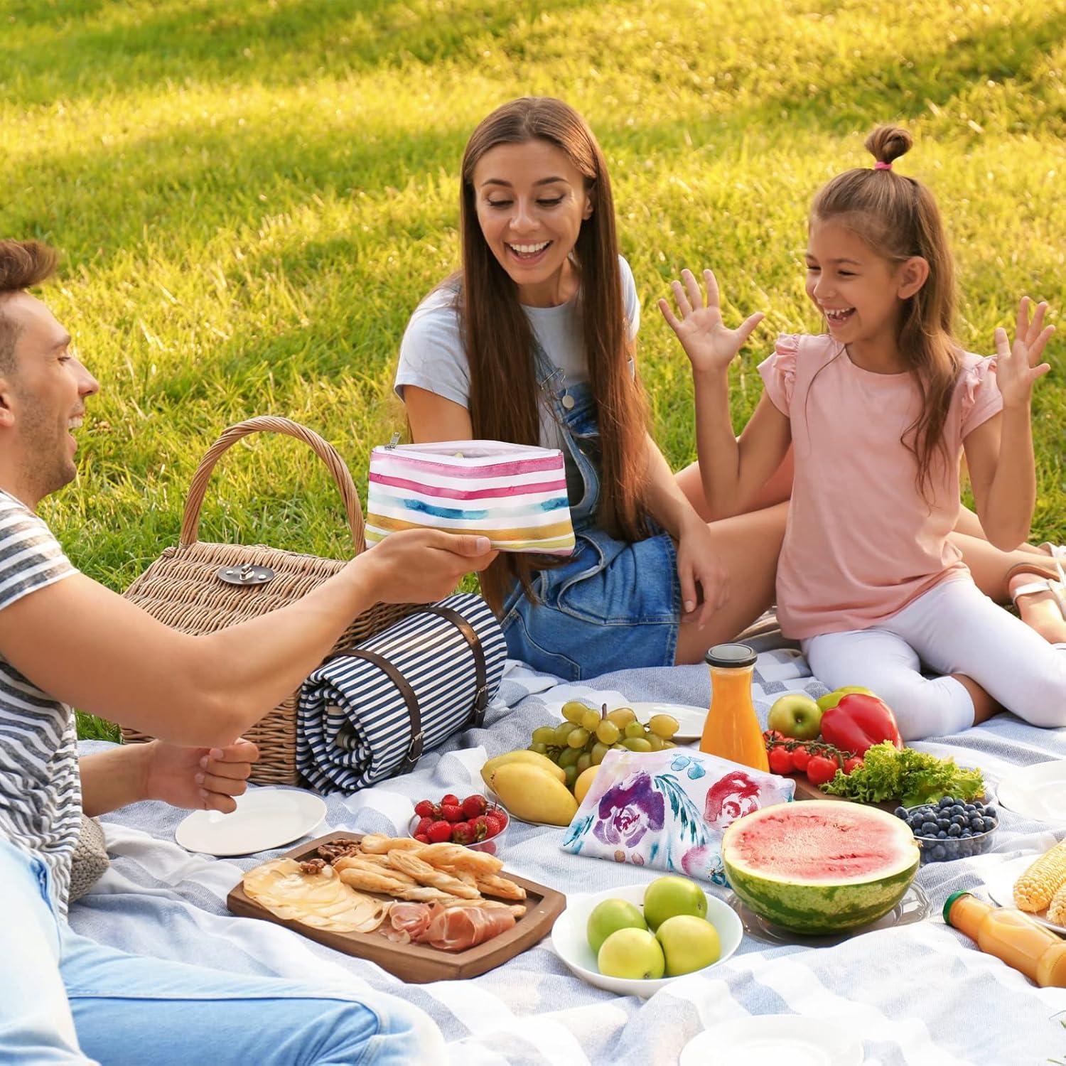 Bolsas de Snack Reutilizables Lallisa 6 Pcs 9x18 cm