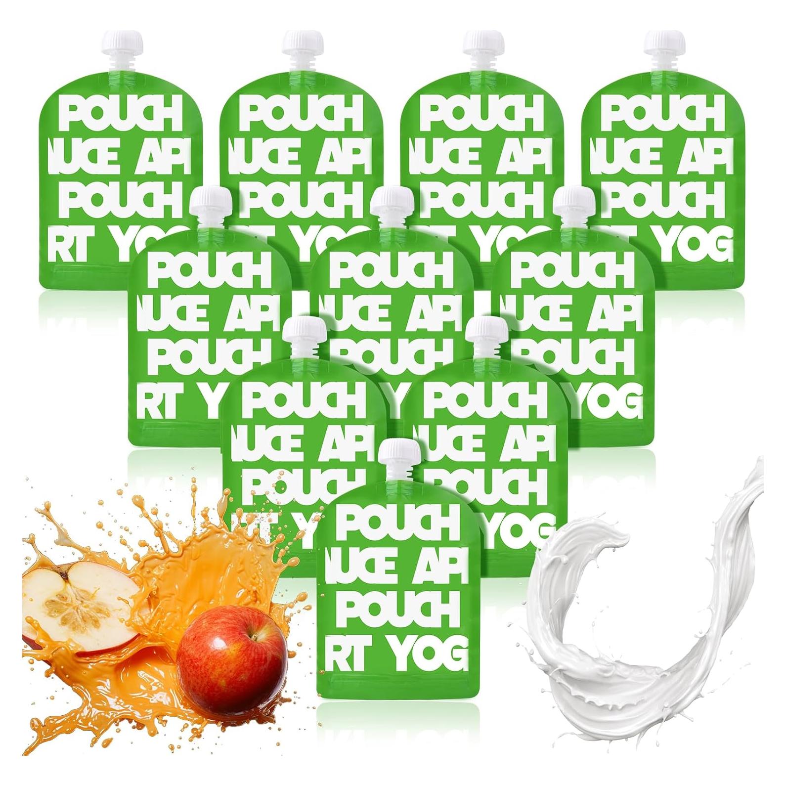 Bolsas Reutilizables Palksky para Puré de Comida 10PCS