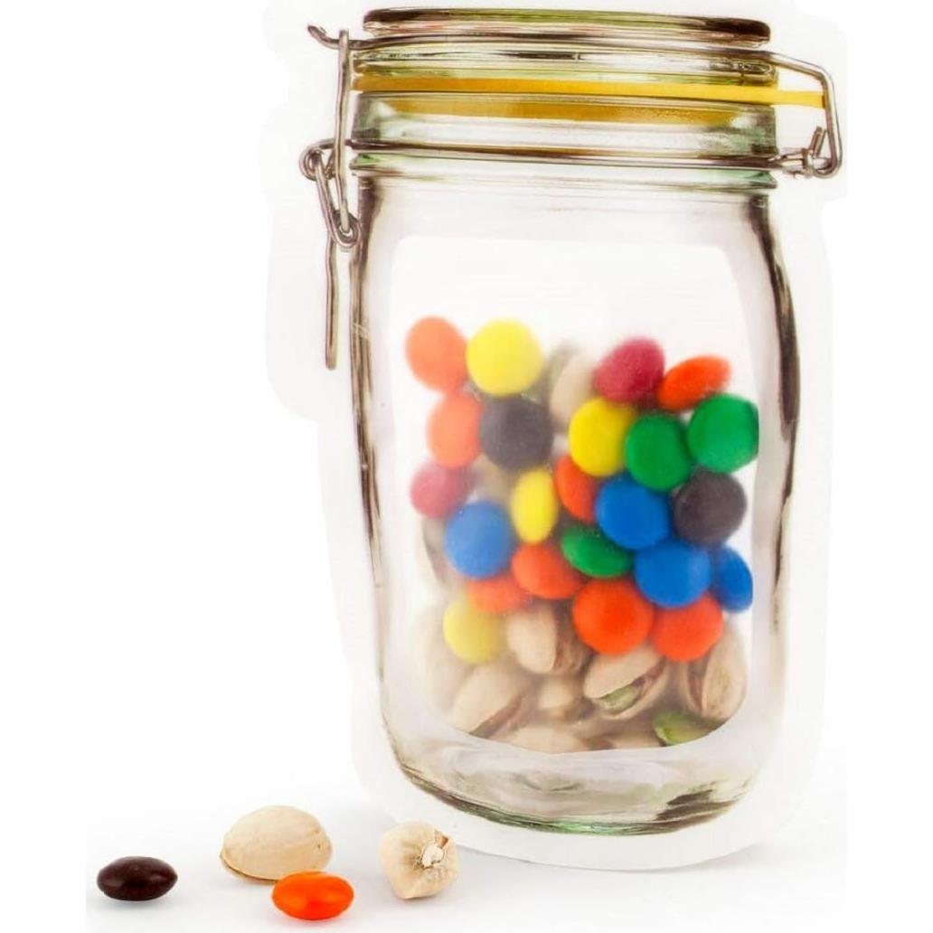 Bolsas de Almacenamiento de Comida NATX 50 Pcs Amarillo 120ml