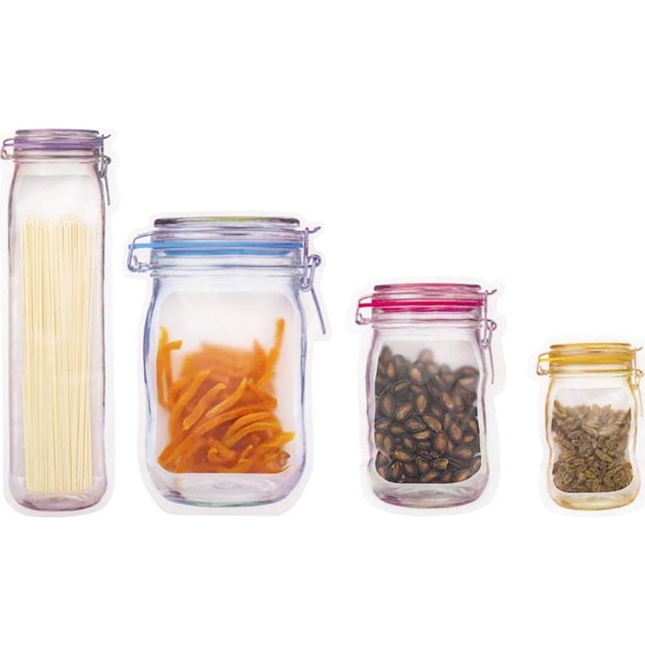 Bolsas de Almacenamiento de Comida NATX 50 Pcs Amarillo 120ml