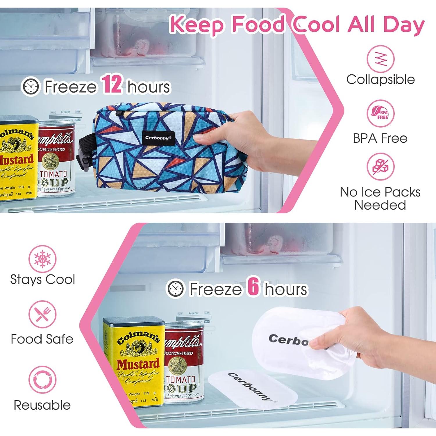 Bolsa de Almuerzo Congelable Cerbonny 3.5L Aislada Moderna